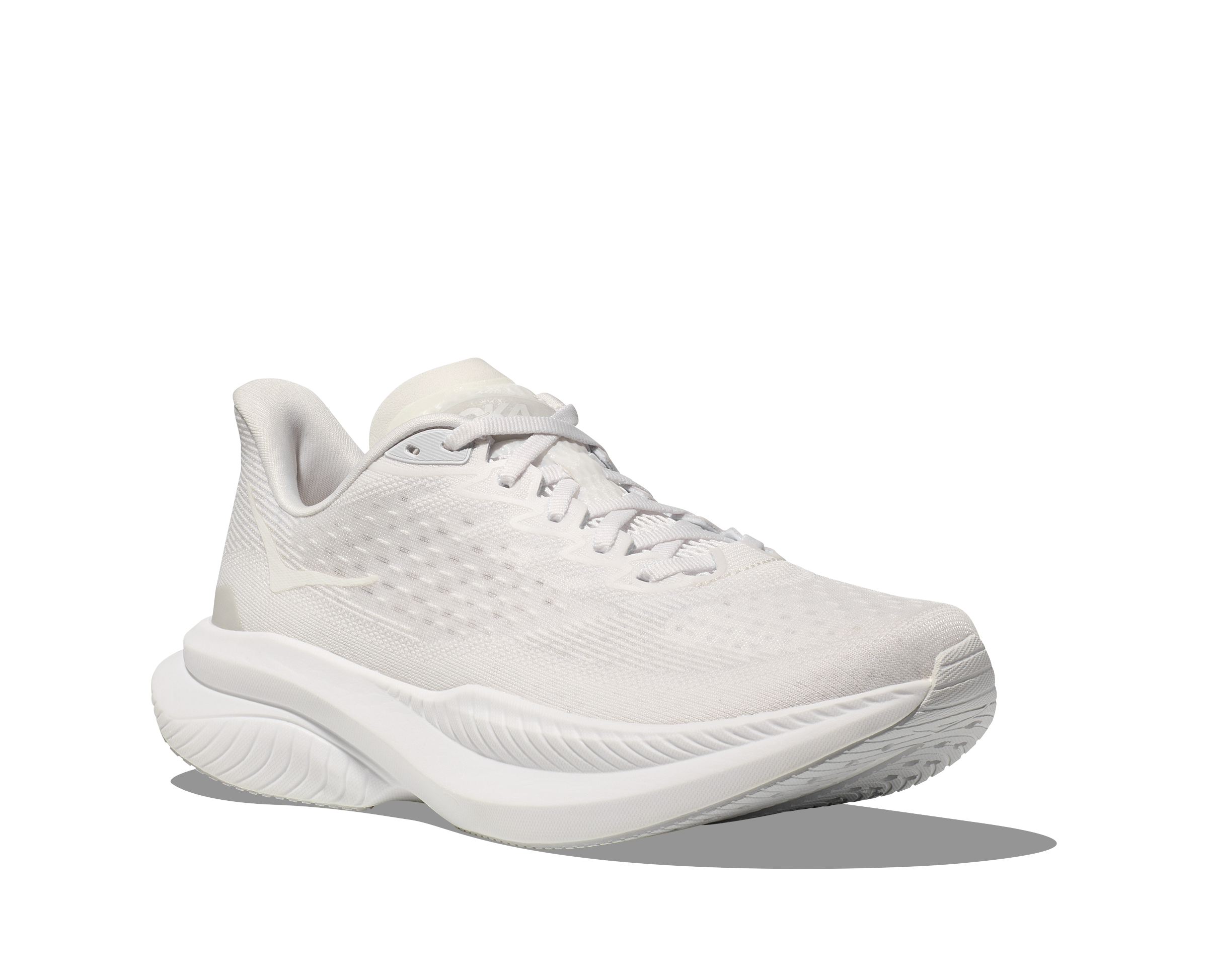 Hoka Mach 6 "White" Women's Running Shoe - WHITE Thumbnail View 7