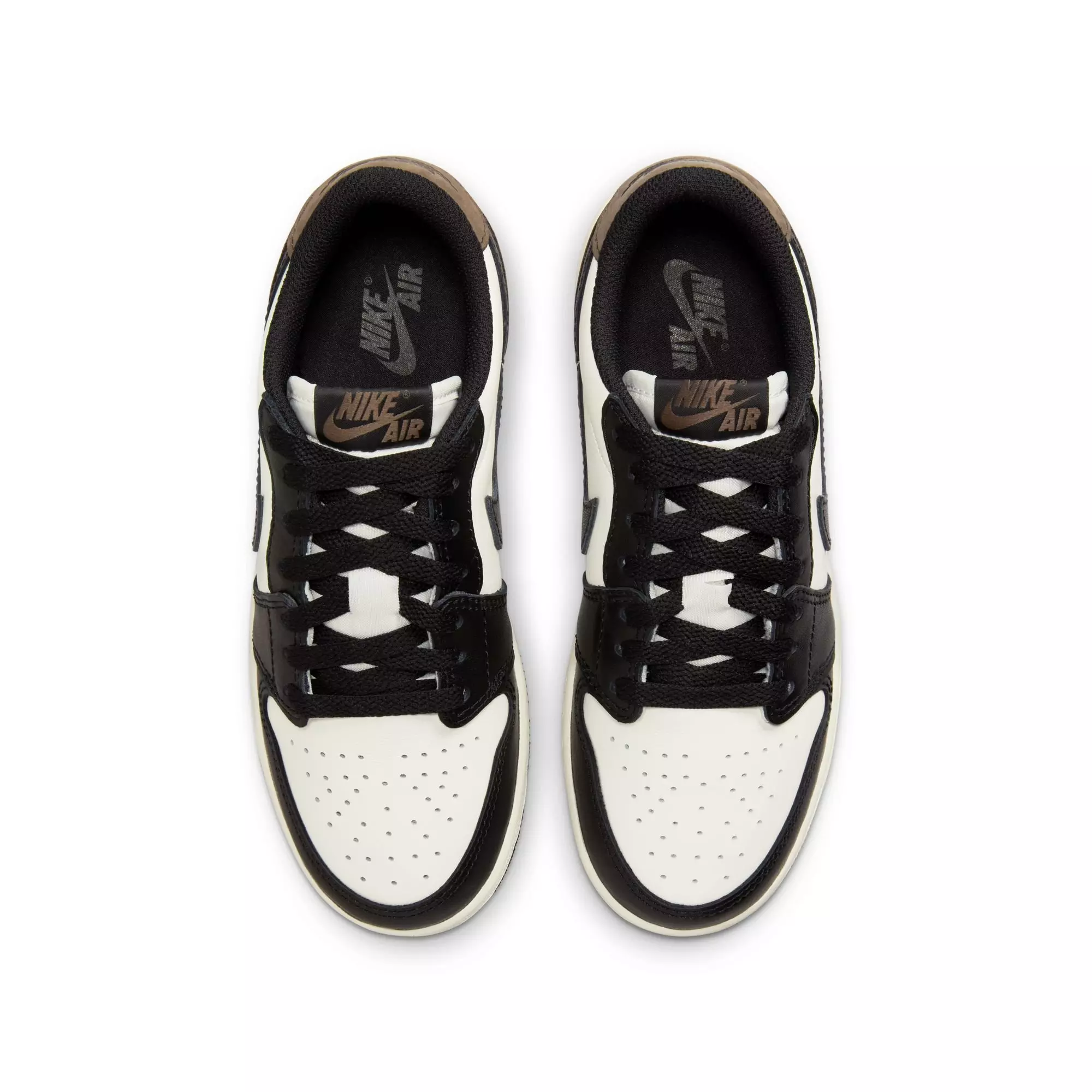 Jordan 1 Low OG "Mocha" Grade School Kids' Shoe - SAIL/BLACK/DARK MOCHA