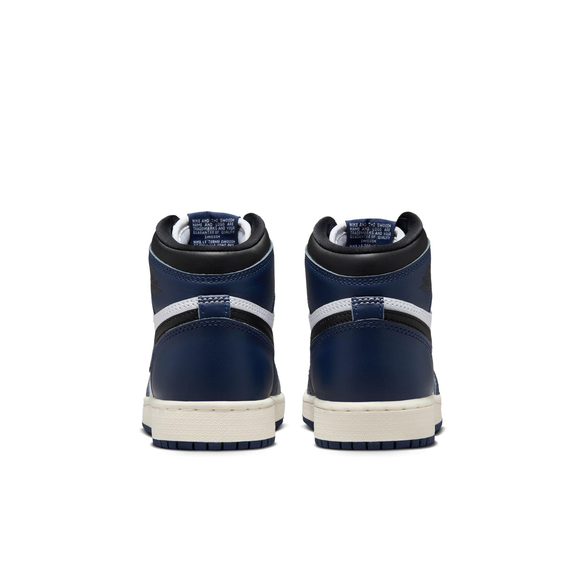 Jordan 1 Retro High OG Grade School Kids' "Midnight Navy" Shoe