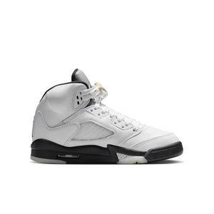 Jordan 5 Retro "White and Black" Grade School Kids' Shoe