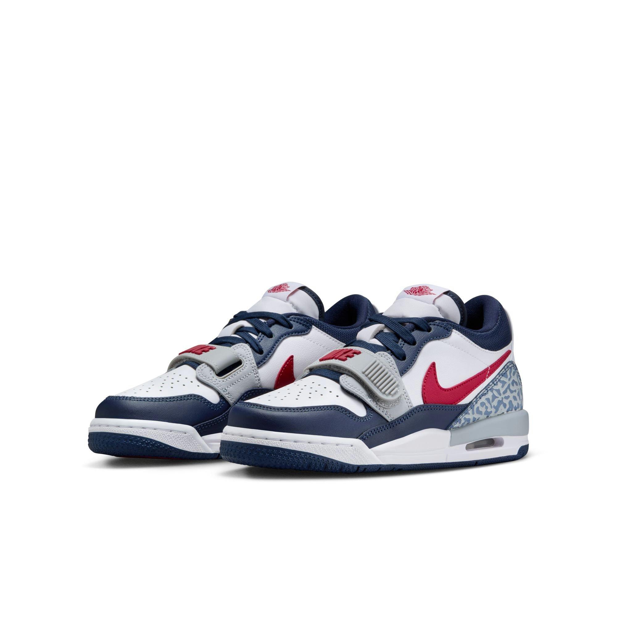 Jordan Legacy 312 Low "White/Varsity Red/Midnight Navy" Grade School Kids' Shoe