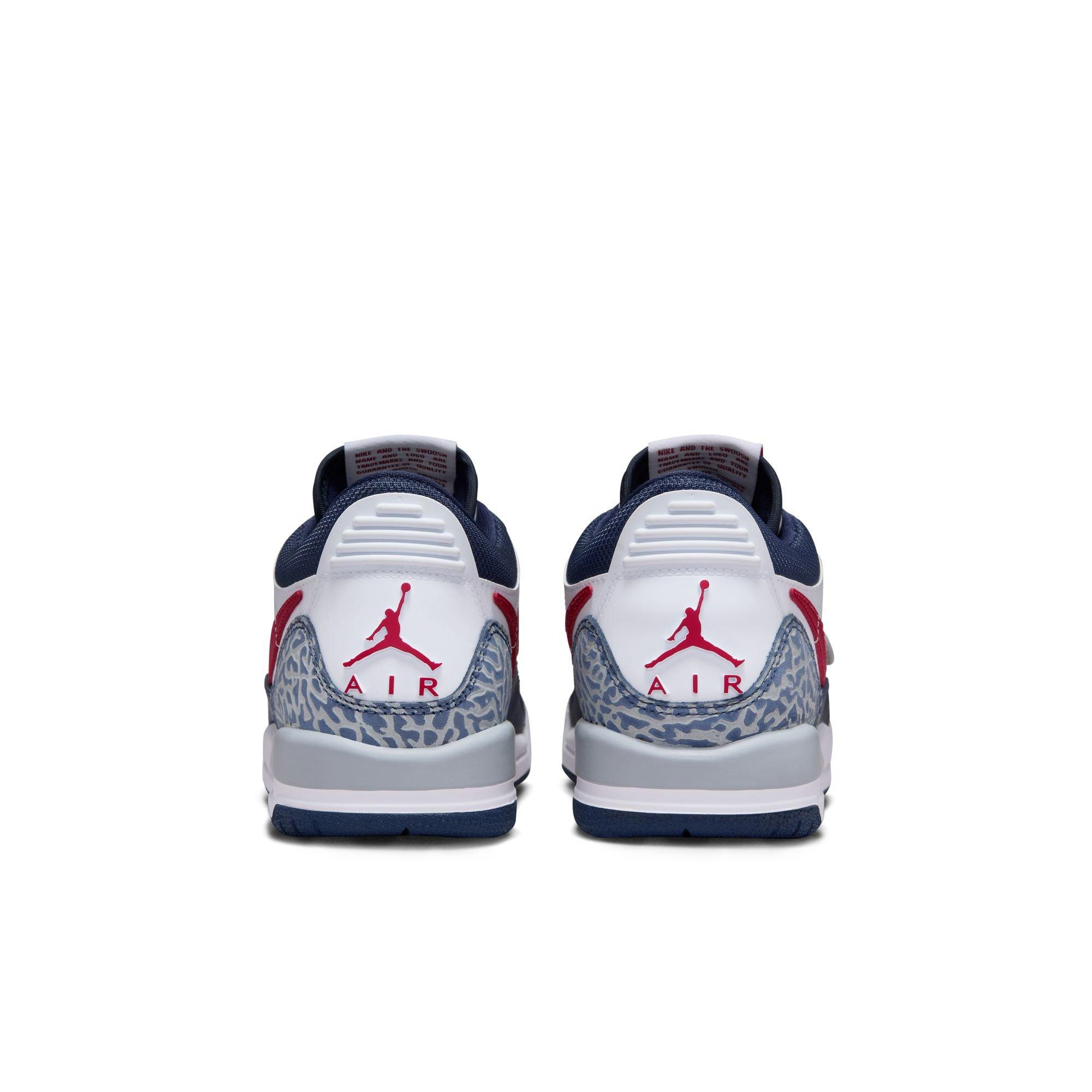 Jordan Legacy 312 Low "White/Varsity Red/Midnight Navy" Grade School Kids' Shoe