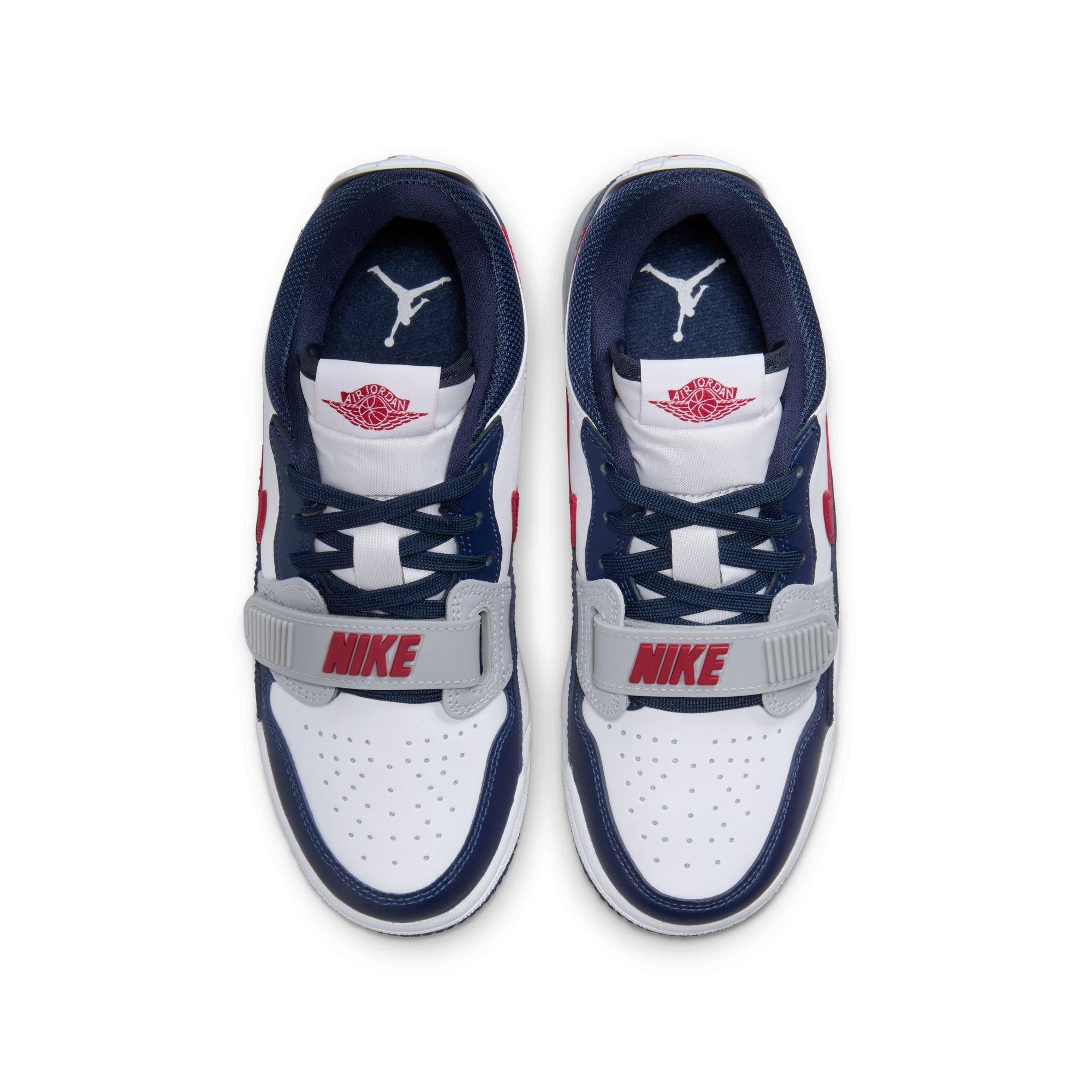 Jordan Legacy 312 Low "White/Varsity Red/Midnight Navy" Grade School Kids' Shoe