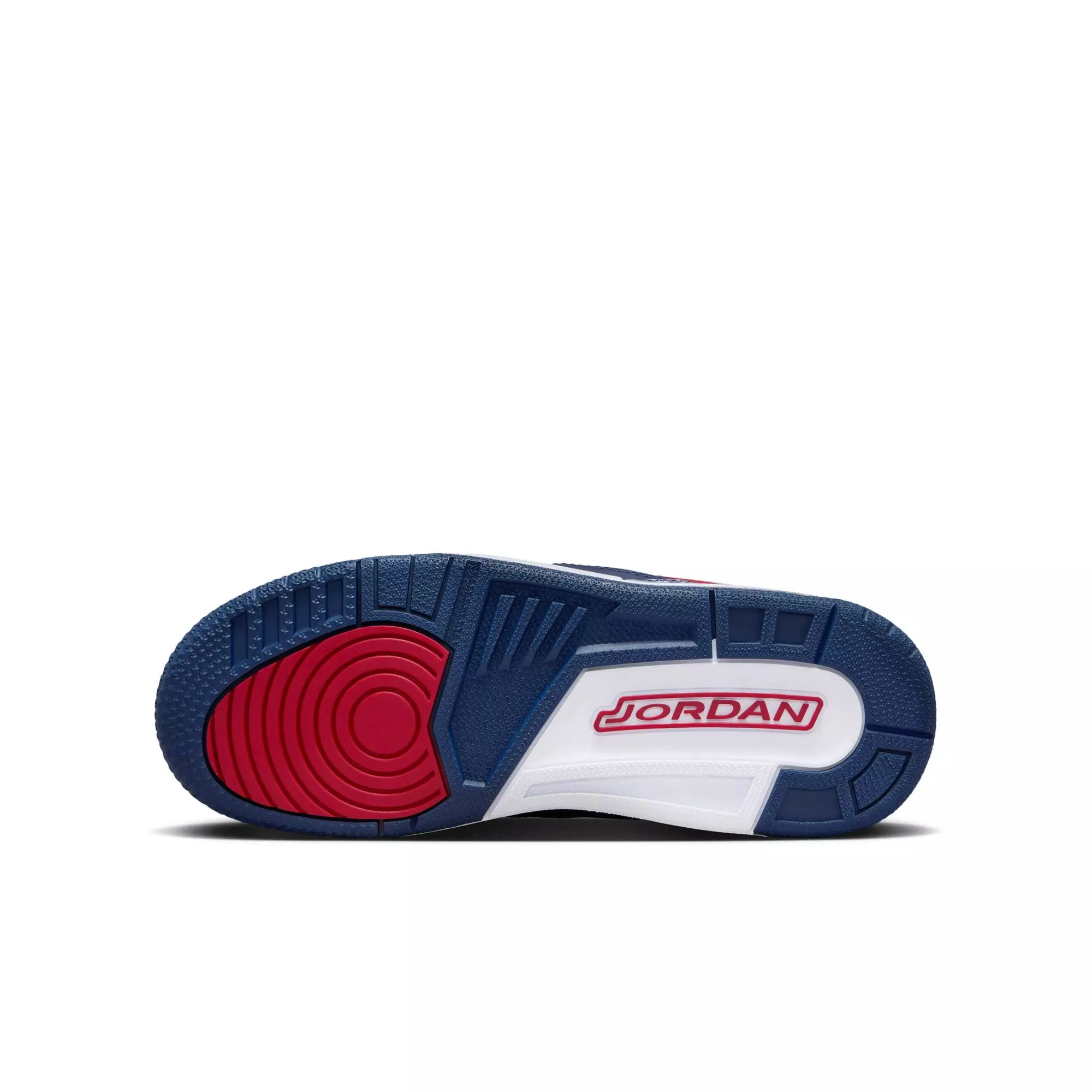 Jordan Legacy 312 Low "White/Varsity Red/Midnight Navy" Grade School Kids' Shoe - WHITE/NAVY