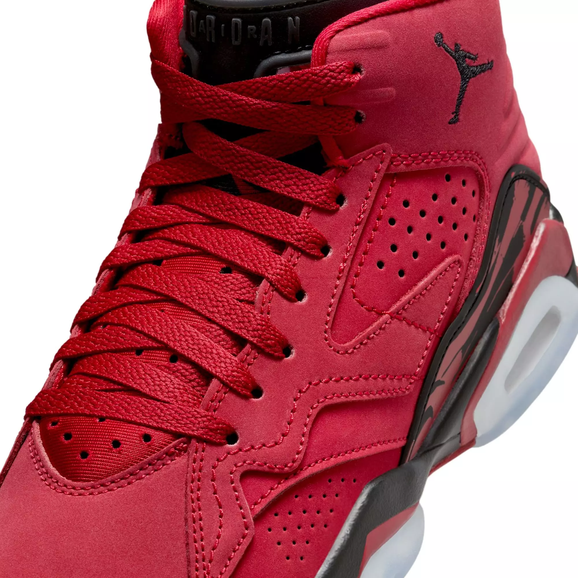 Jordan MVP "Gym Red/Black/Summit White" Grade School Boys' Shoe - RED