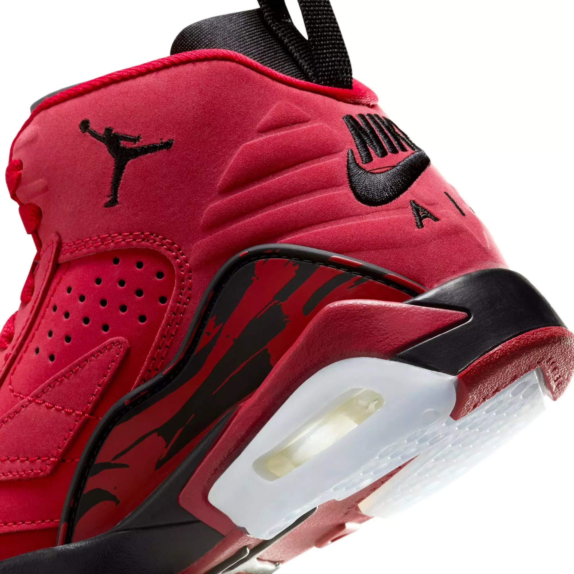 Jordan MVP "Gym Red/Black/Summit White" Grade School Boys' Shoe - RED