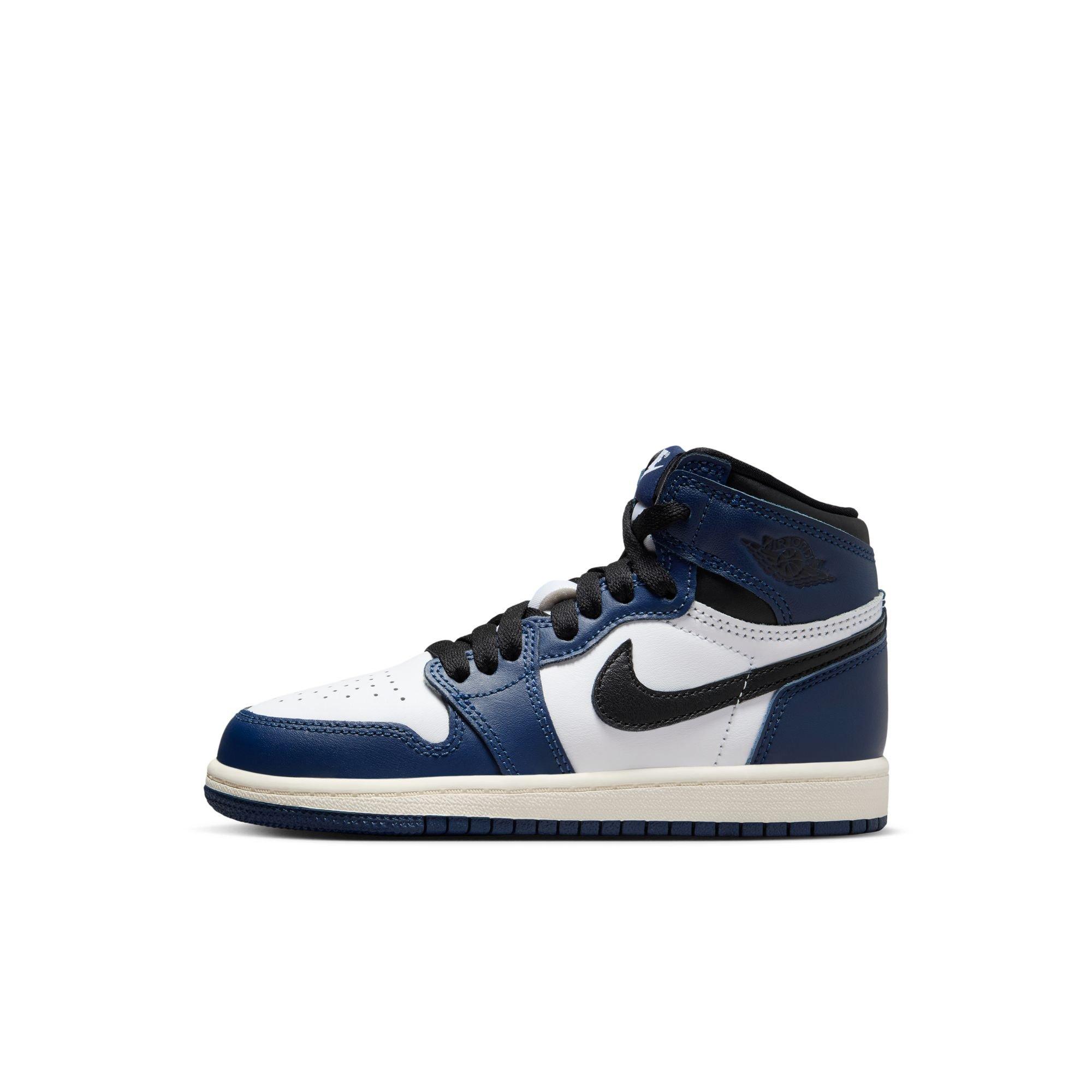 Jordan 1 Retro High OG "Midnight Navy" Preschool Kids' Shoe