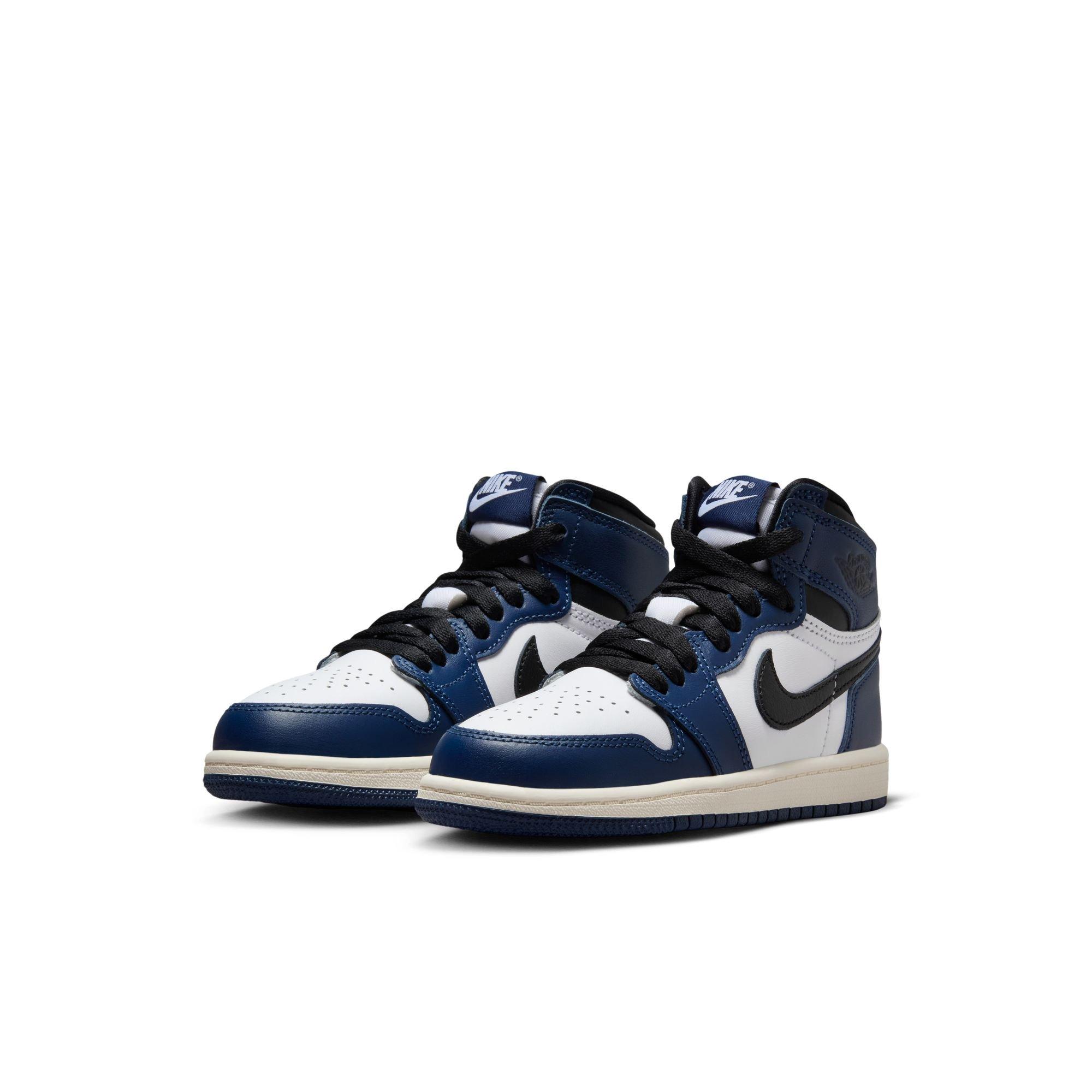 Jordan 1 Retro High OG "Midnight Navy" Preschool Kids' Shoe