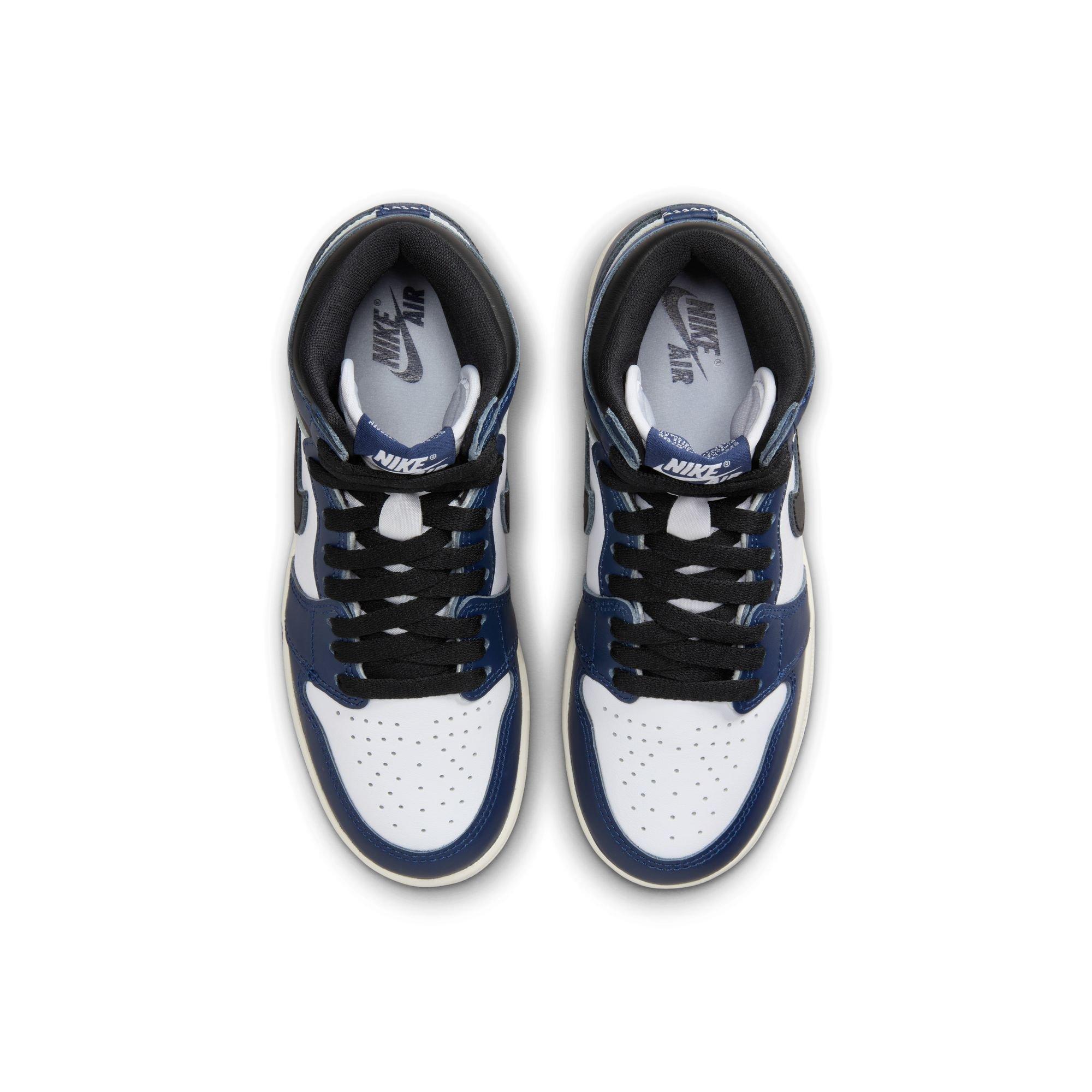 Jordan 1 Retro High OG "Midnight Navy" Preschool Kids' Shoe