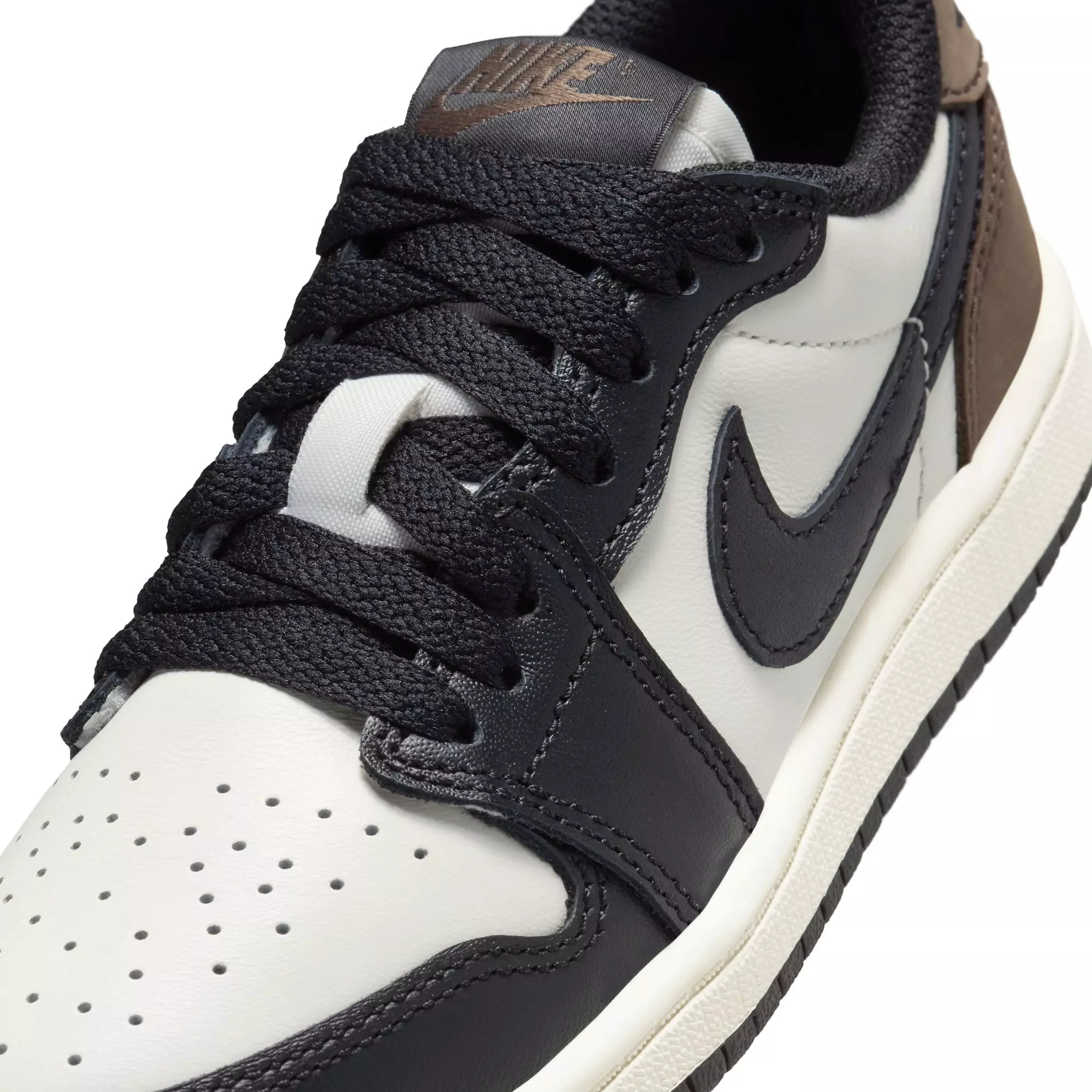 Jordan 1 Low OG "Mocha" Preschool Kids' Shoe - SAIL/BLACK/DARK MOCHA