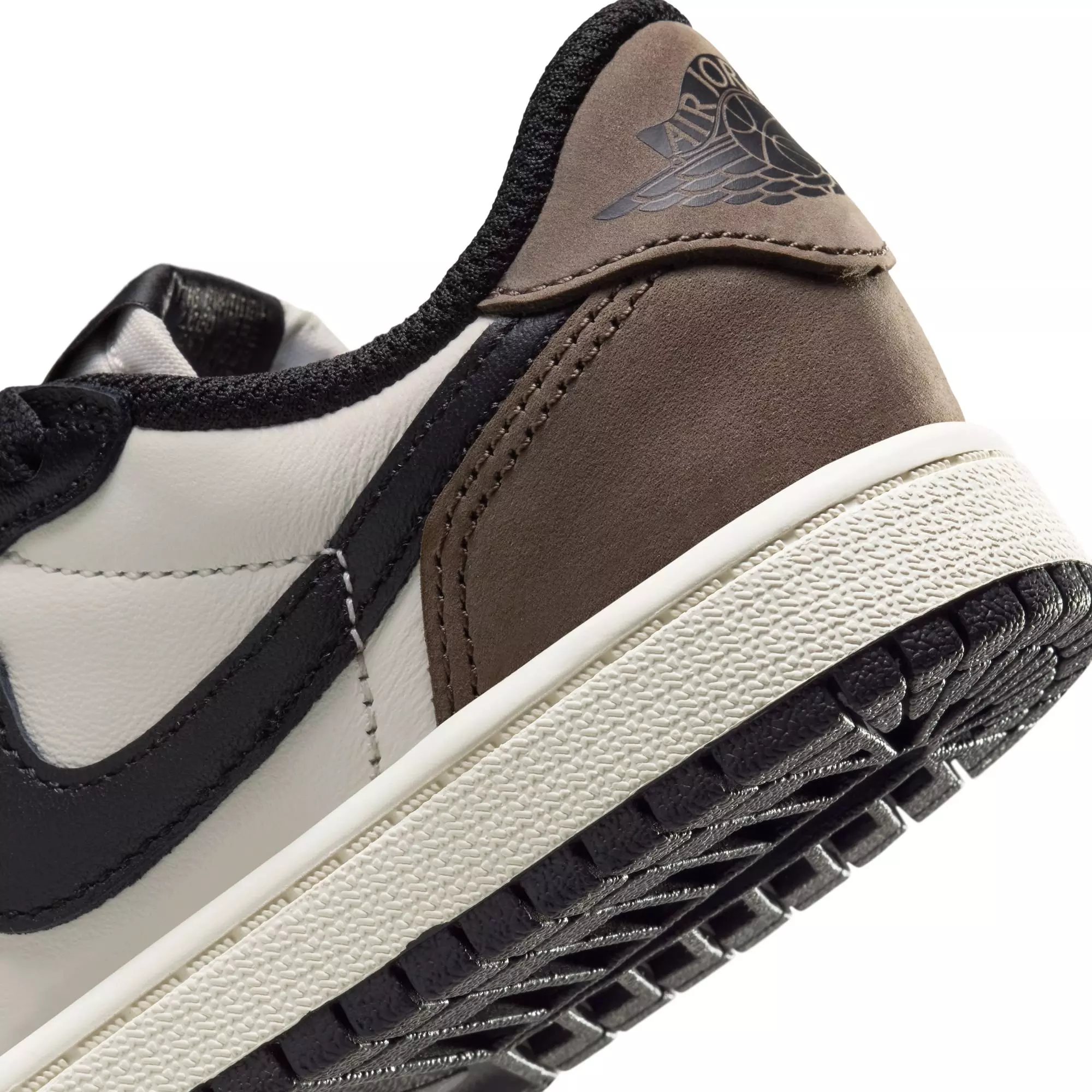 Jordan 1 Low OG "Mocha" Preschool Kids' Shoe - SAIL/BLACK/DARK MOCHA