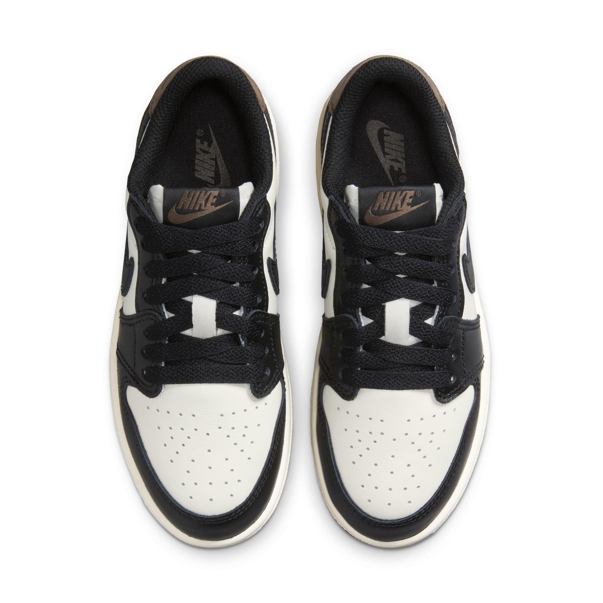 Jordan 1 Low OG "Mocha" Preschool Kids' Shoe - SAIL/BLACK/DARK MOCHA Thumbnail View 9