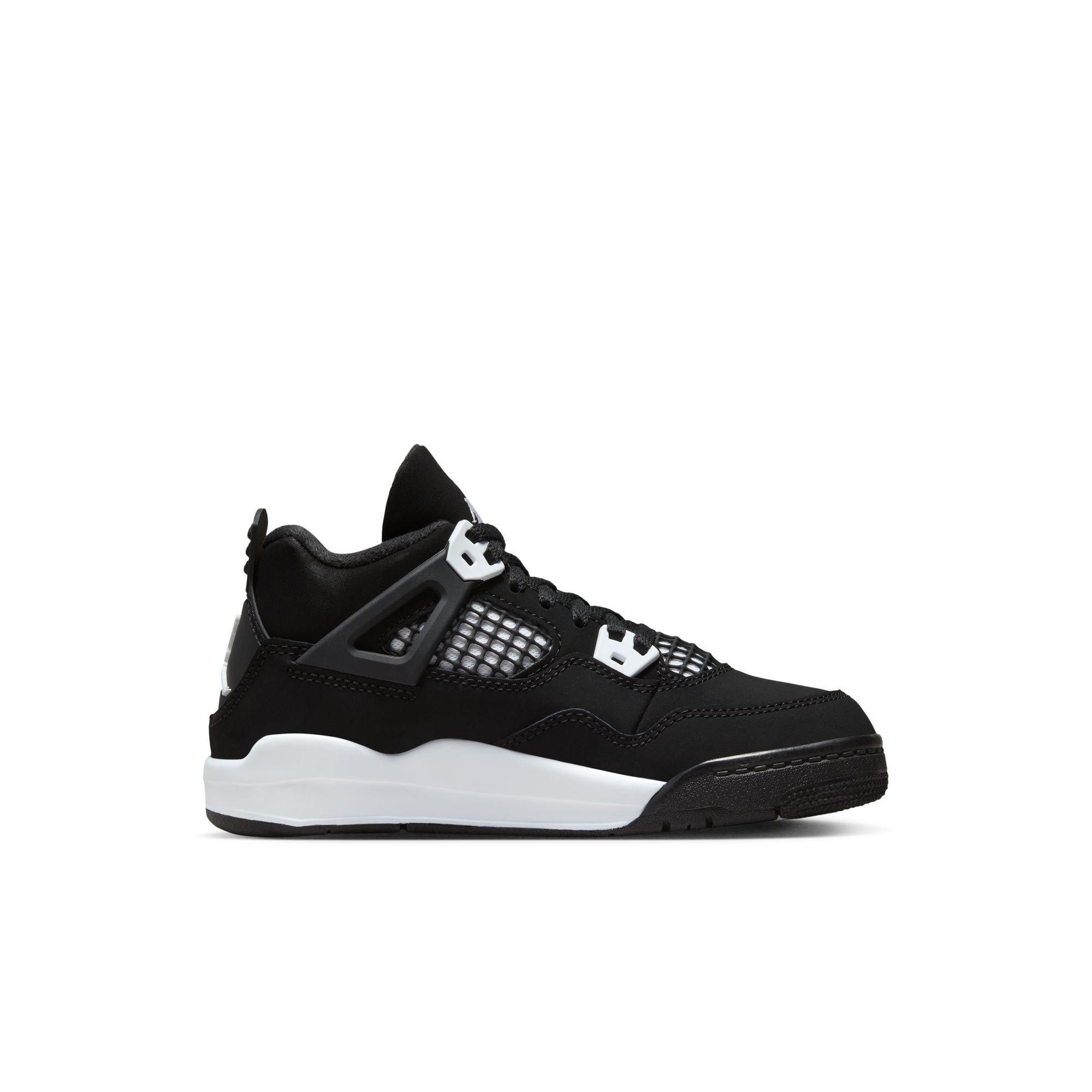 Jordan 4 Retro Preschool Kids' "White Thunder" Shoe