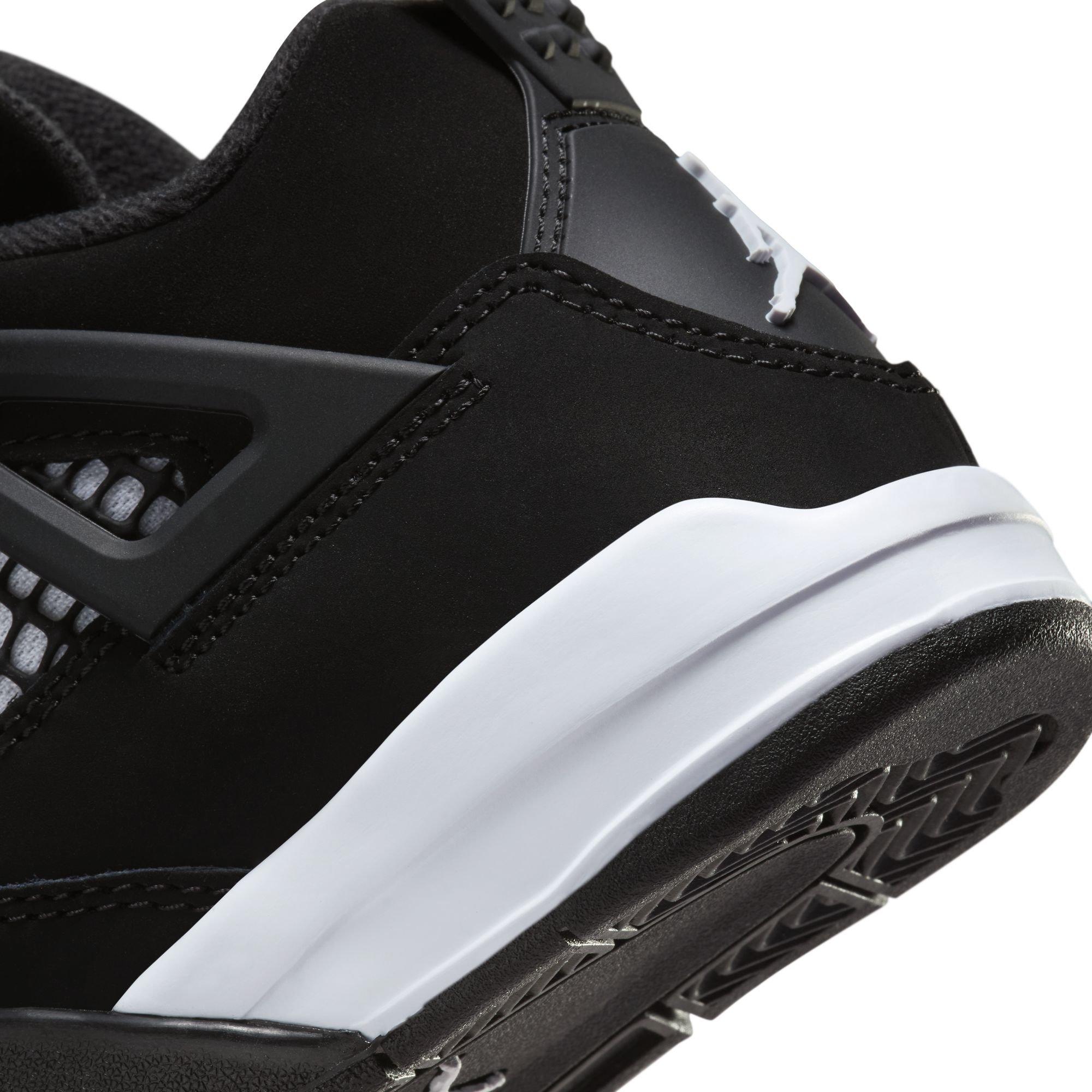 Jordan 4 Retro Preschool Kids' "White Thunder" Shoe
