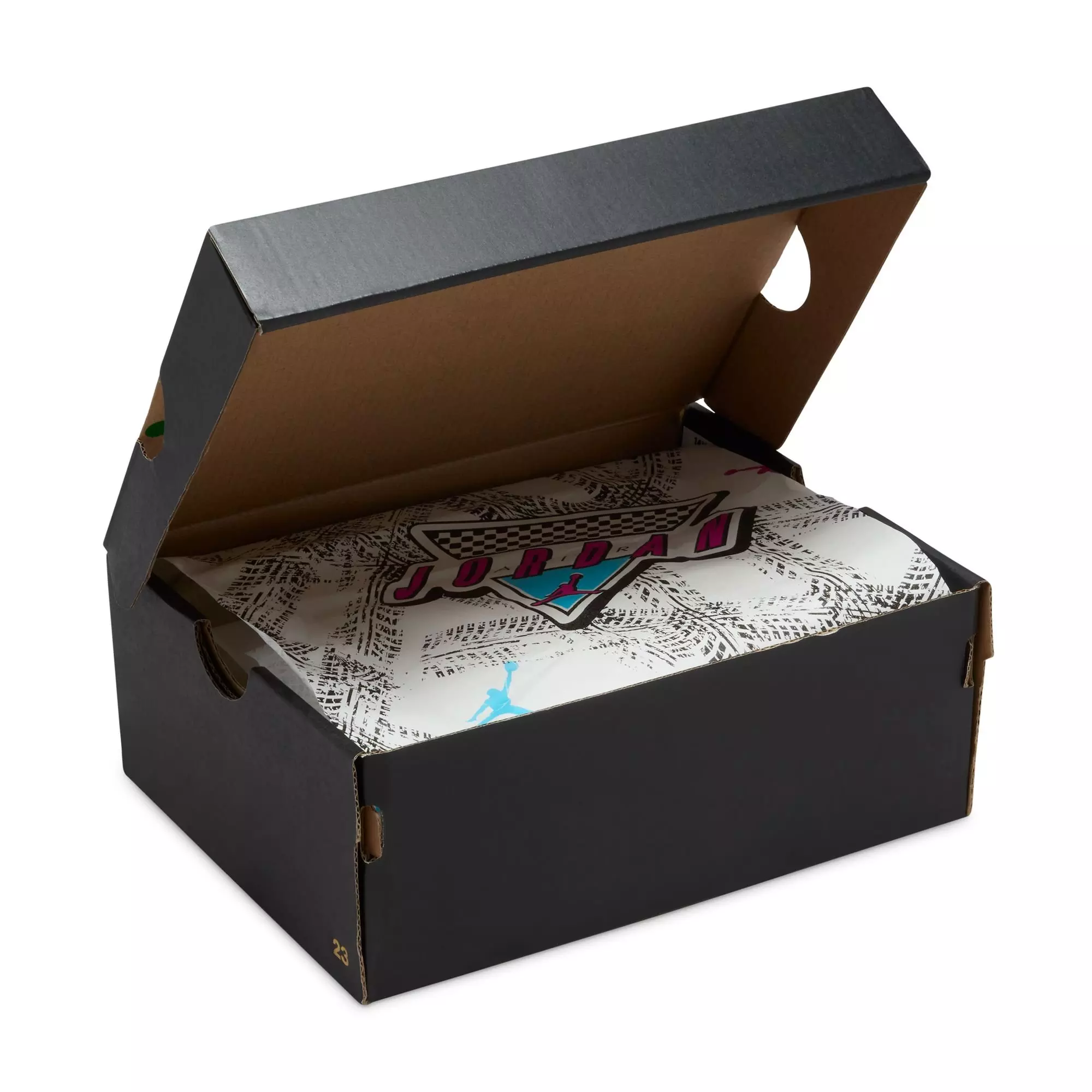 Jordan 3 Retro "Moto" Preschool Kids' Shoe - BLACK/SIREN RED/HYPER JADE