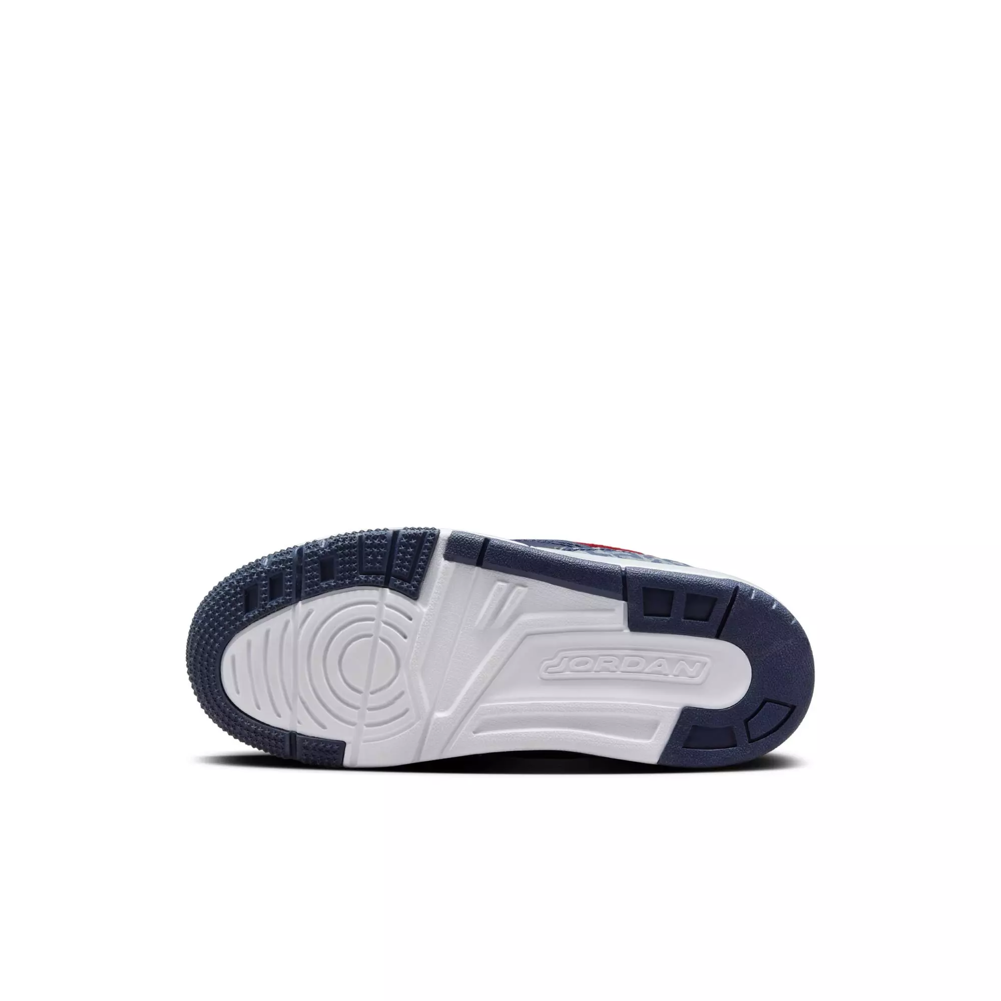 Jordan Legacy 312 Low "White/Varsity Red/Midnight Navy" Preschool Boys' Shoe - WHITE/NAVY