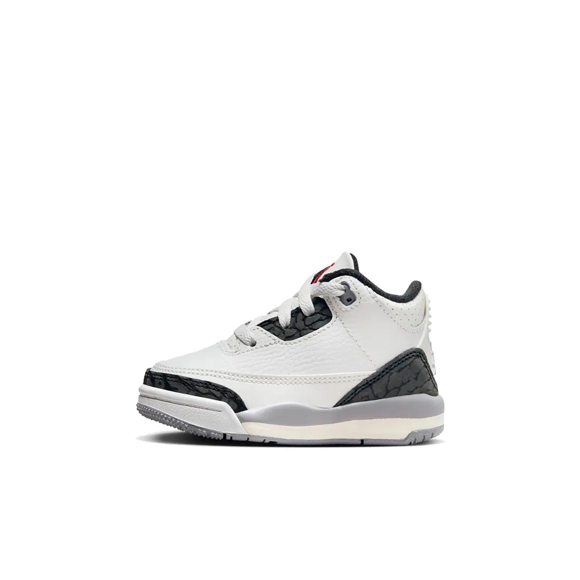 Jordan 3 Retro "Cement Grey" Toddler Kids' Shoe