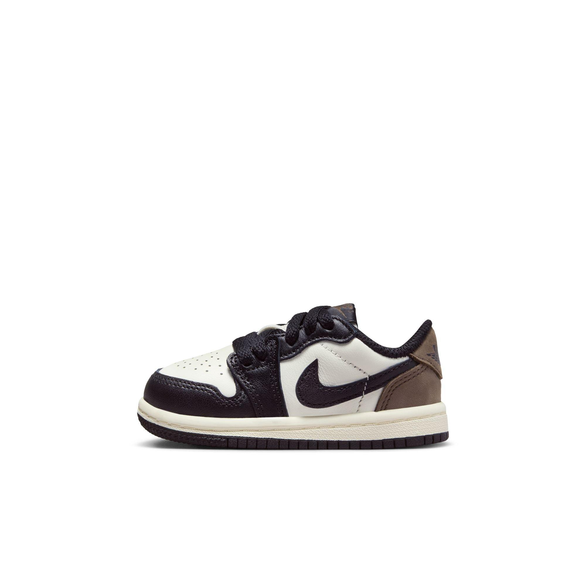 Jordan 1 Low OG "Mocha" Toddler Kids' Shoe - SAIL/BLACK/DARK MOCHA Thumbnail View 5
