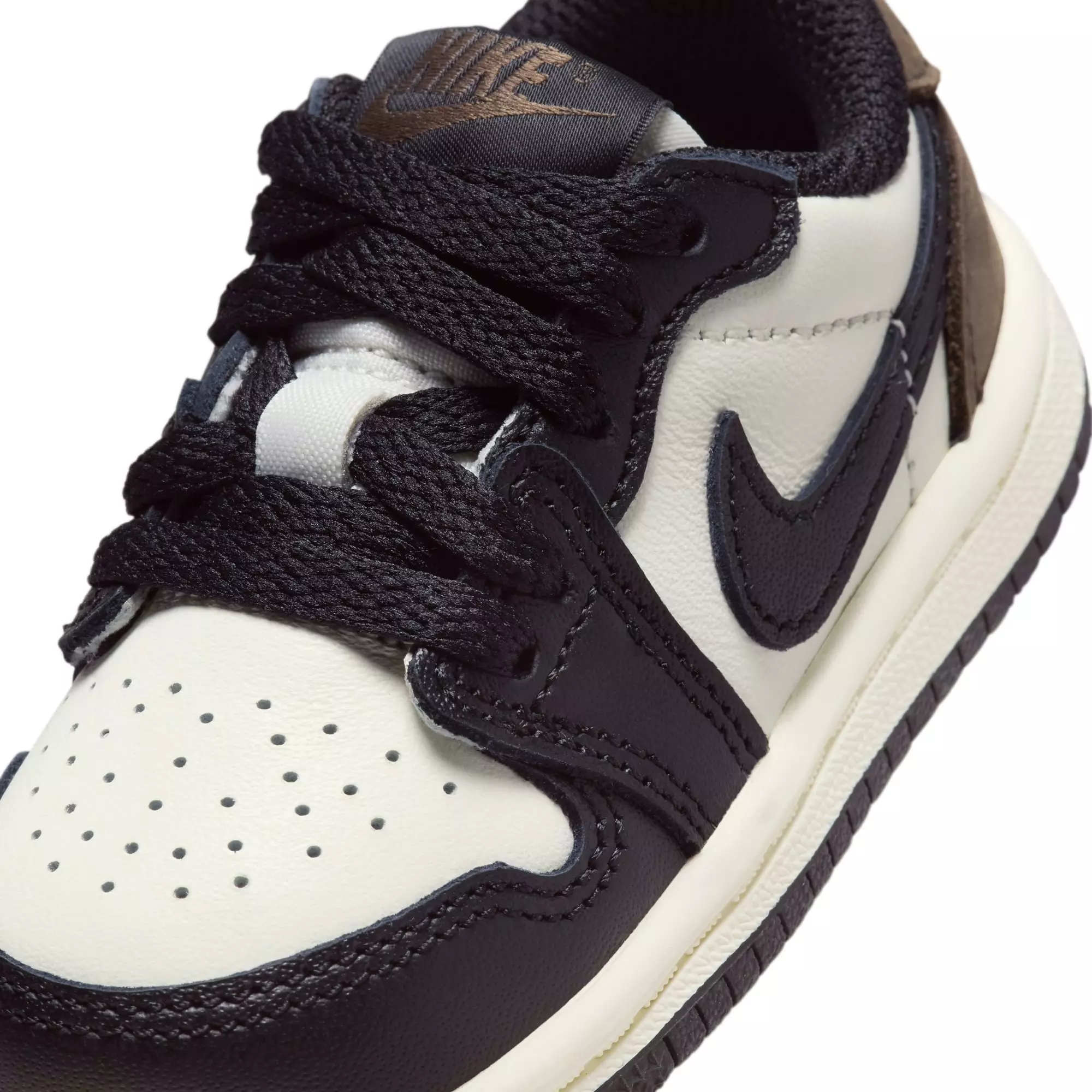 Jordan 1 Low OG "Mocha" Toddler Kids' Shoe - SAIL/BLACK/DARK MOCHA