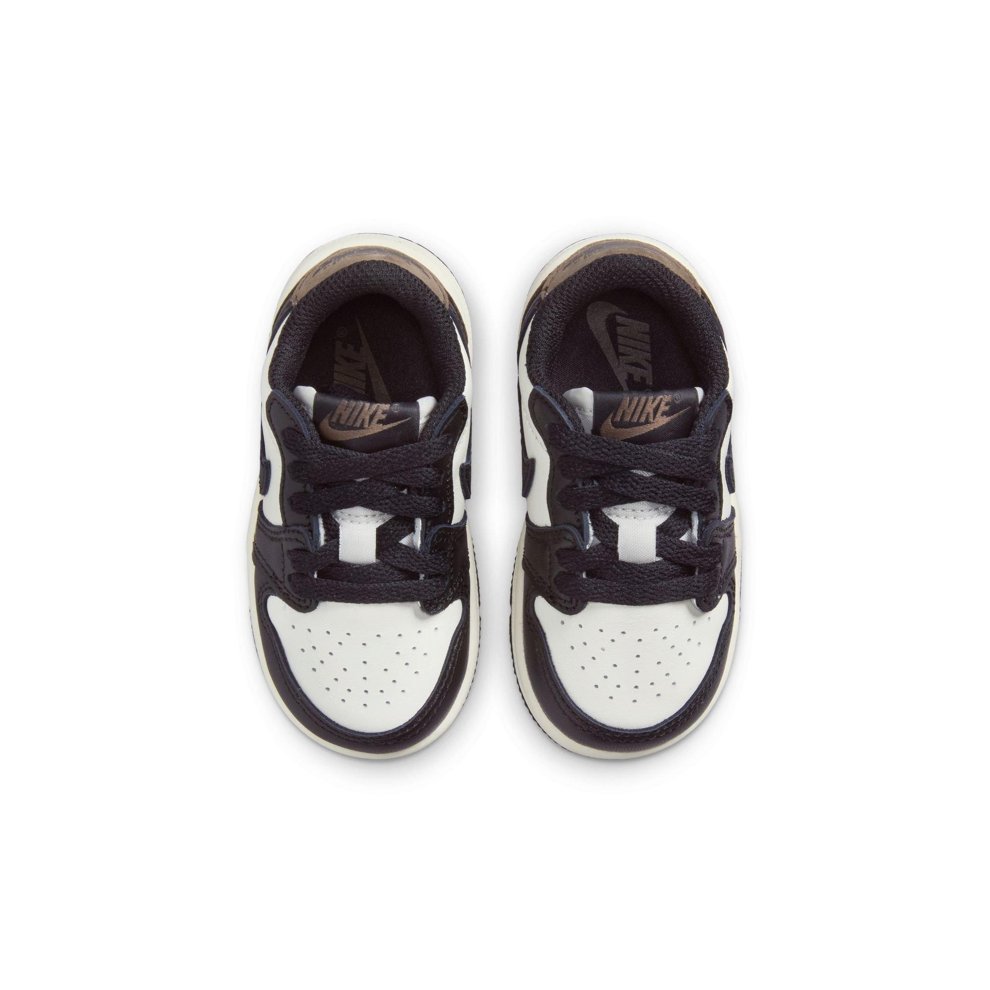 Jordan 1 Low OG "Mocha" Toddler Kids' Shoe - SAIL/BLACK/DARK MOCHA Thumbnail View 8