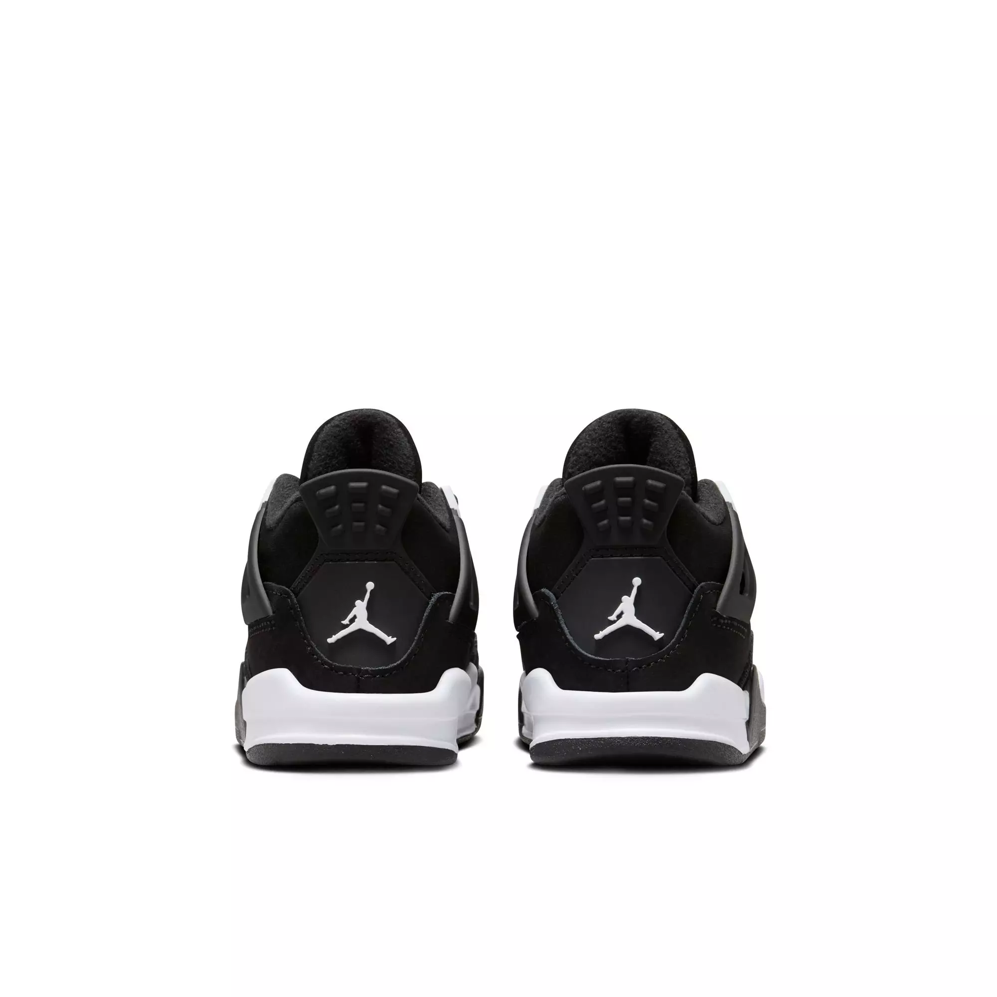 Jordan 4 Retro "White Thunder" Toddler Kids' Shoe - BLACK/WHITE