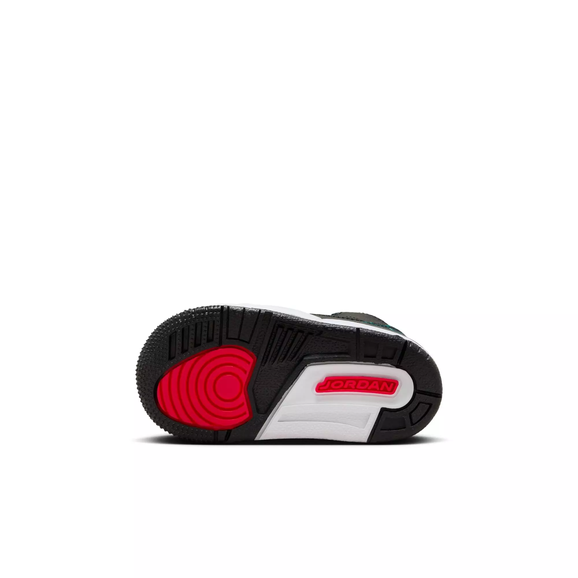 Jordan 3 Retro "Moto" Toddler Kids' Shoe - BLACK/SIREN RED/HYPER JADE