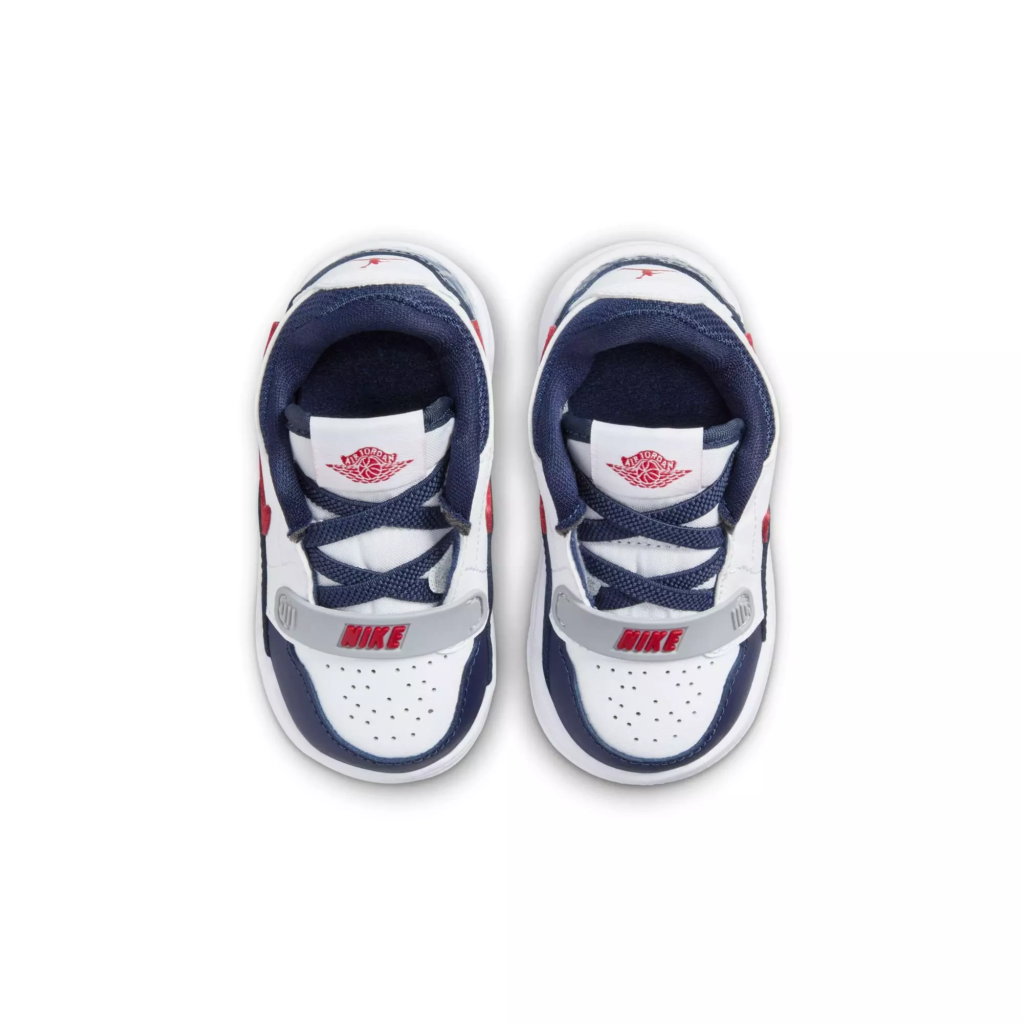 Jordan Legacy 312 Low "White/Varsity Red/Midnight Navy" Toddler Boys' Shoe - WHITE/NAVY