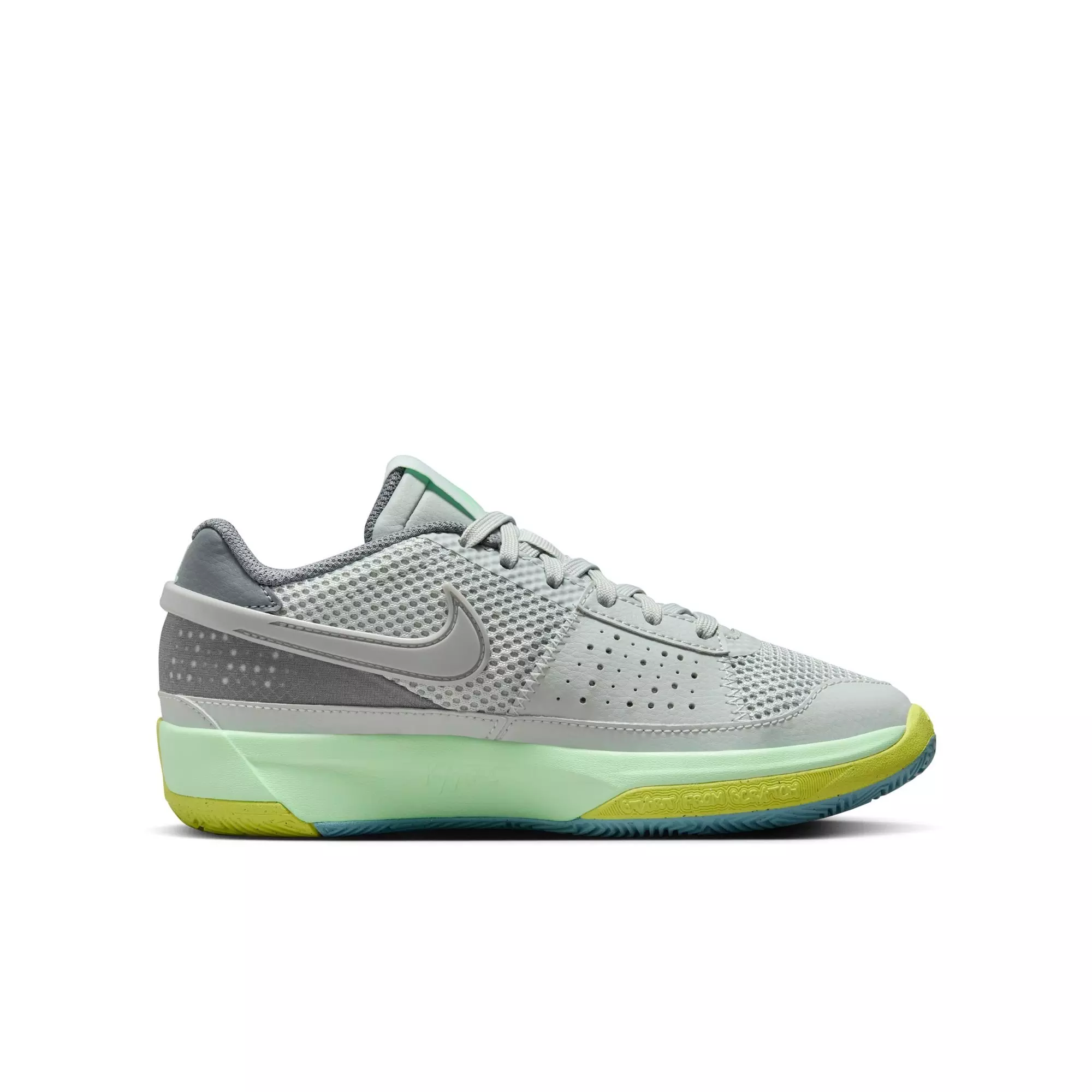 Nike Ja 1 "Granite" Grade School Kids' Basketball Shoe - GRANITE/CYBER/COOL GREY