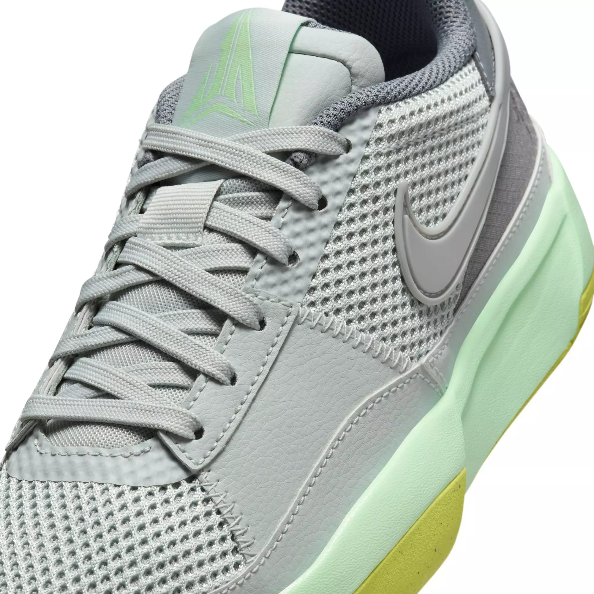 Nike Ja 1 "Granite" Grade School Kids' Basketball Shoe - GRANITE/CYBER/COOL GREY