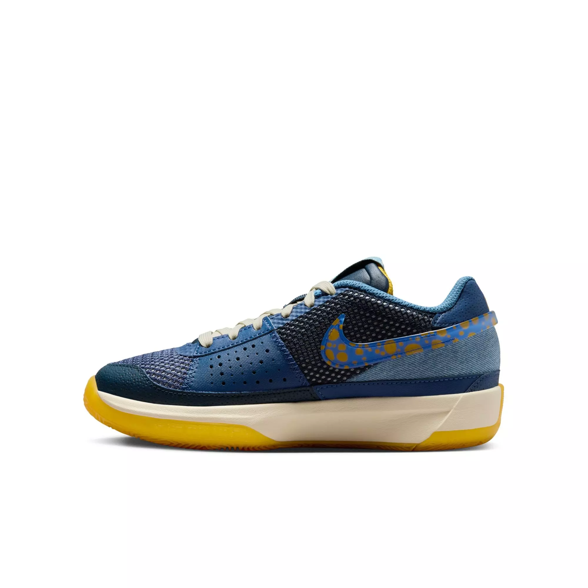 Nike Ja 1 "Culture of BB" Grade School Kids' Basketball Shoe - MYSTIC NAVY/HYPER ROYAL/UNIVERSITY GOLD