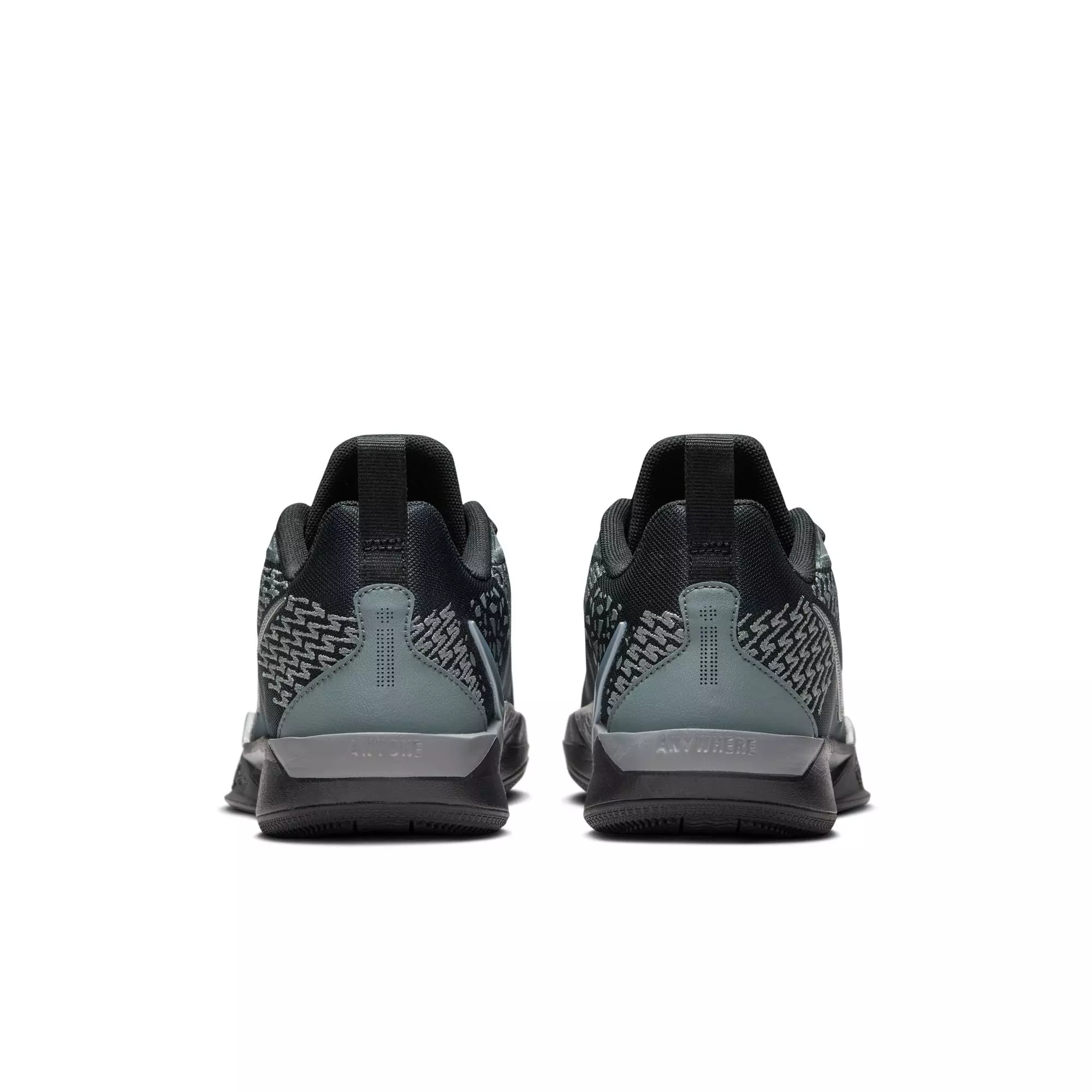 Nike Sabrina 2 "Mirrored" Grade School Kids' Basketball Shoe - BLACK/METALLIC SILVER/SMOKE GREY