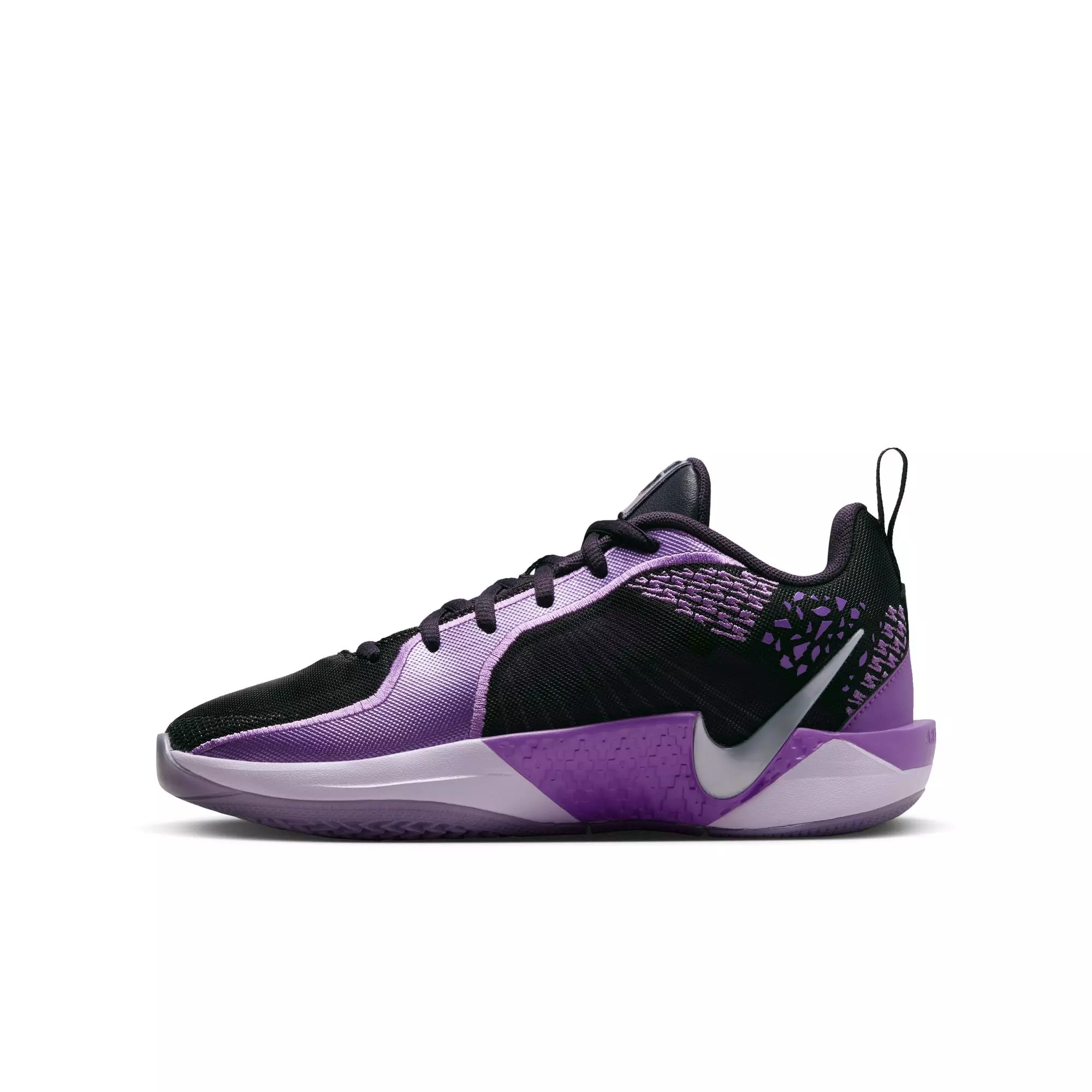 Nike Sabrina 2 "Court Vision" Grade School Kids' Basketball Shoe - CAVE PURPLE/WHITE/BLACK RASPBERRY