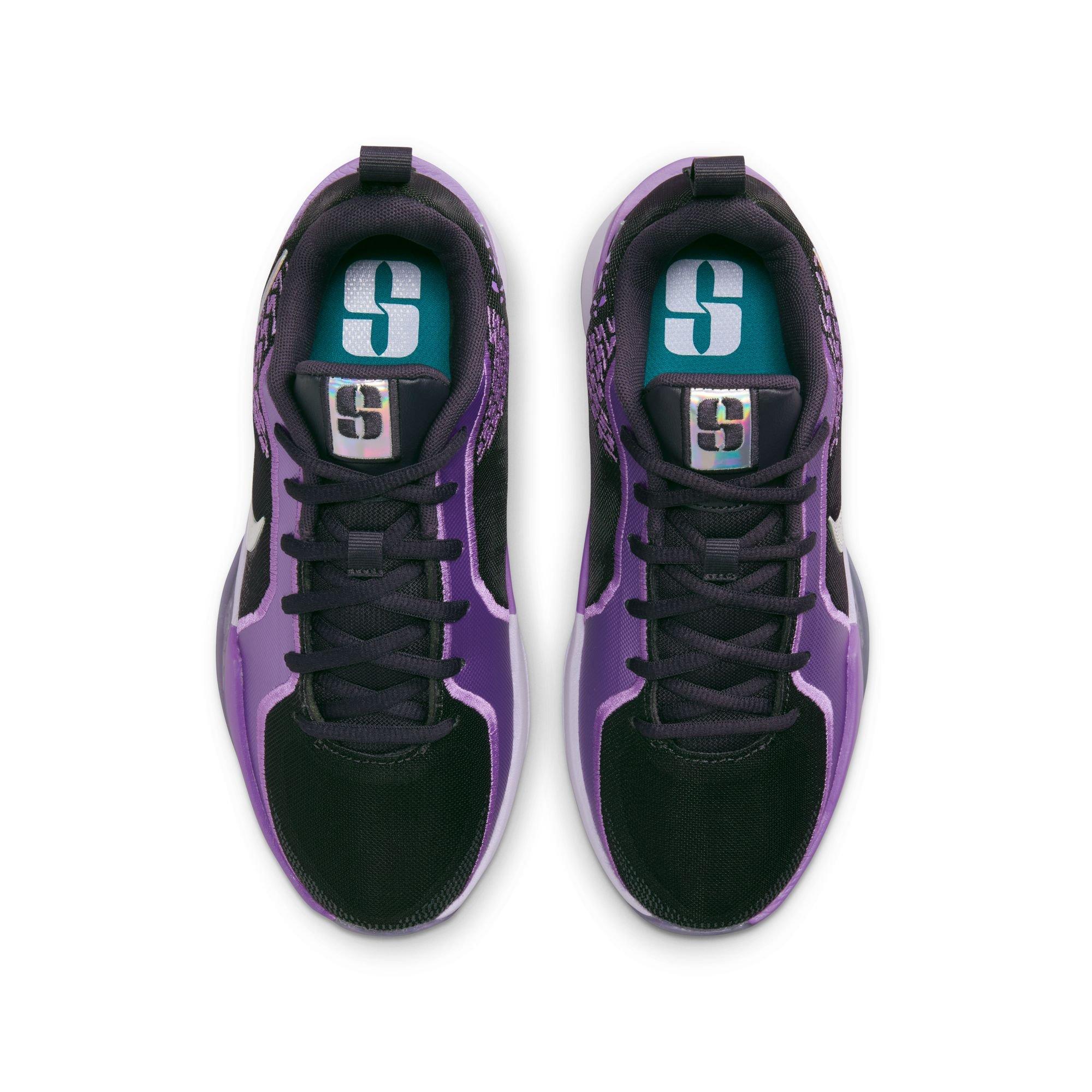 Nike Sabrina 2 "Court Vision" Grade School Kids' Basketball Shoe - CAVE PURPLE/WHITE/BLACK RASPBERRY Thumbnail View 10