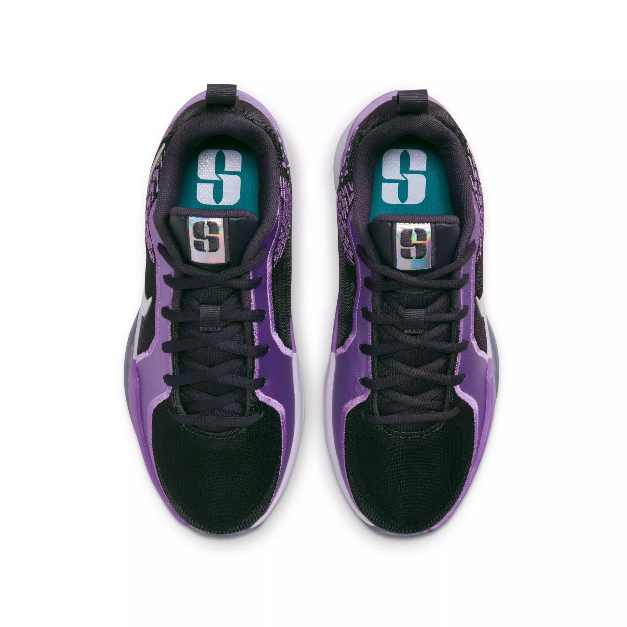 Nike Sabrina 2 "Court Vision" Grade School Kids' Basketball Shoe - CAVE PURPLE/WHITE/BLACK RASPBERRY