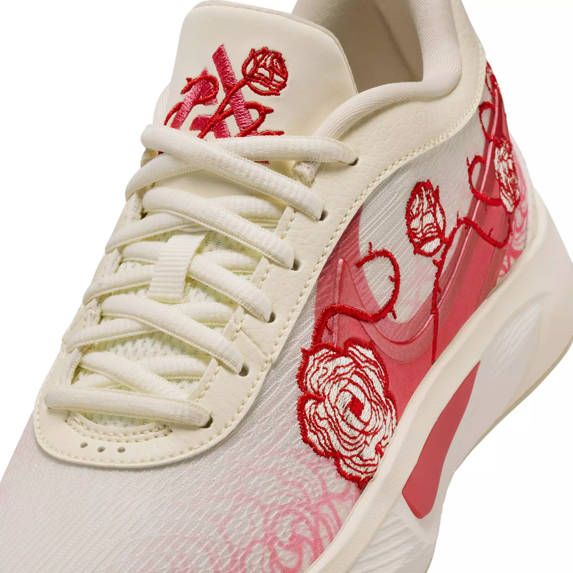 Nike Freak 6 "Roses" Grade School Kids' Basketball Shoe - COCONUT MILK/ASTER PINK