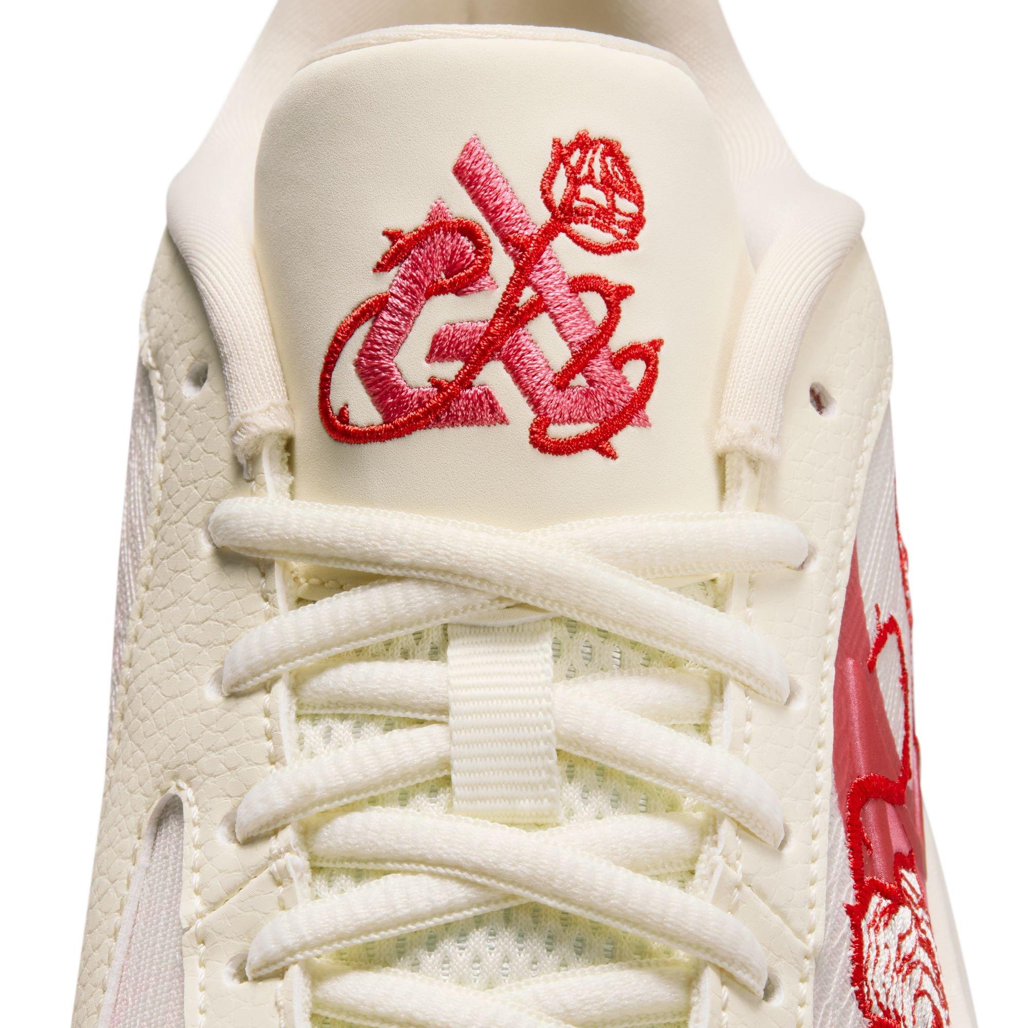 Nike Freak 6 "Roses" Grade School Kids' Basketball Shoe - COCONUT MILK/ASTER PINK Thumbnail View 6