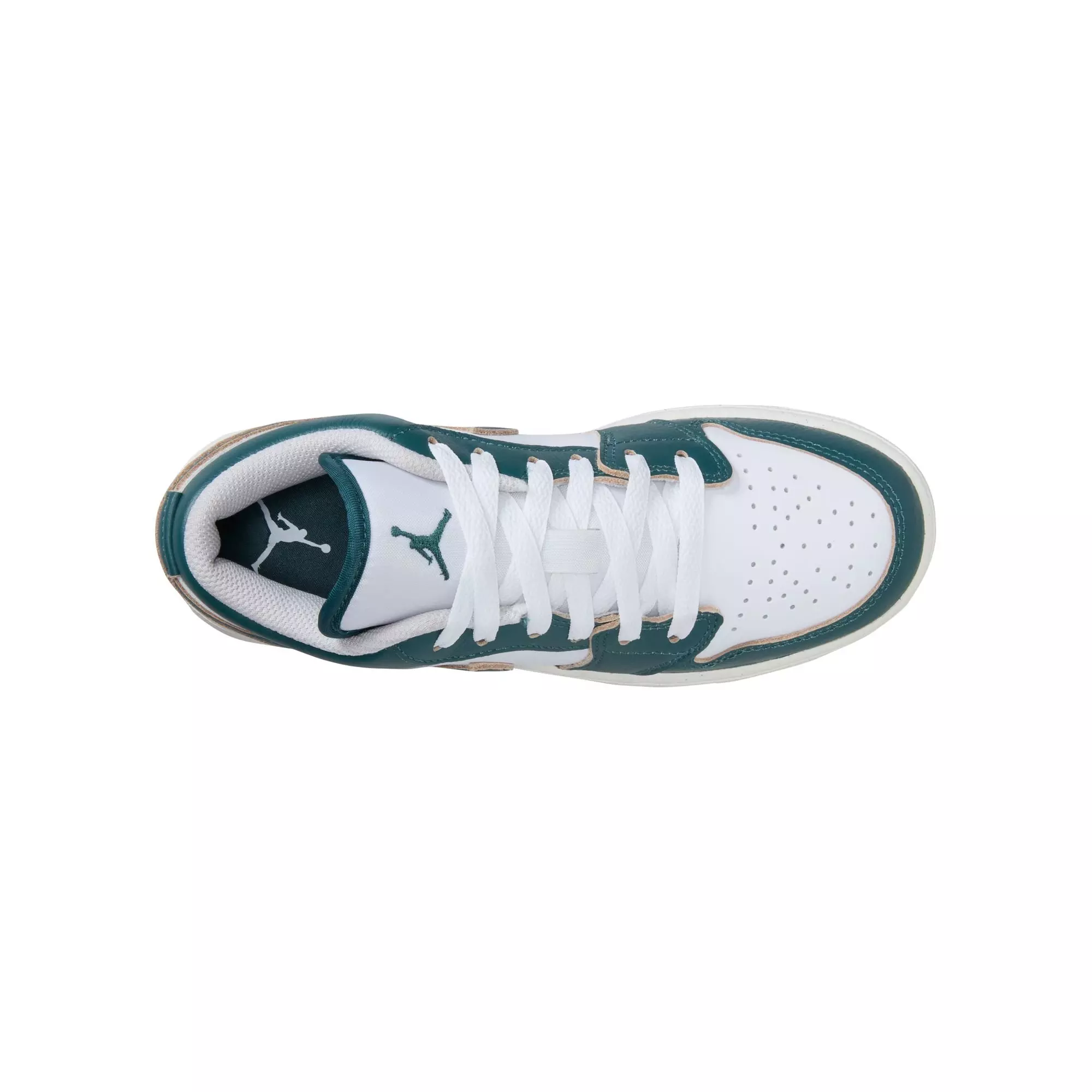 Jordan 1 Low SE "Oxidized Green/White/Sail" Grade School Boys' Shoe - GREEN/WHITE