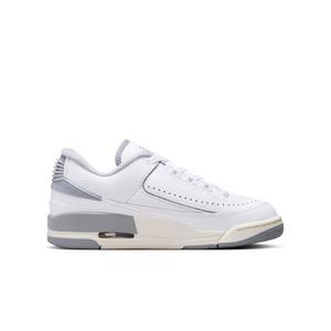 Jordan 2/3 "White/Cement Grey/Sail" Grade School Boys' Shoe