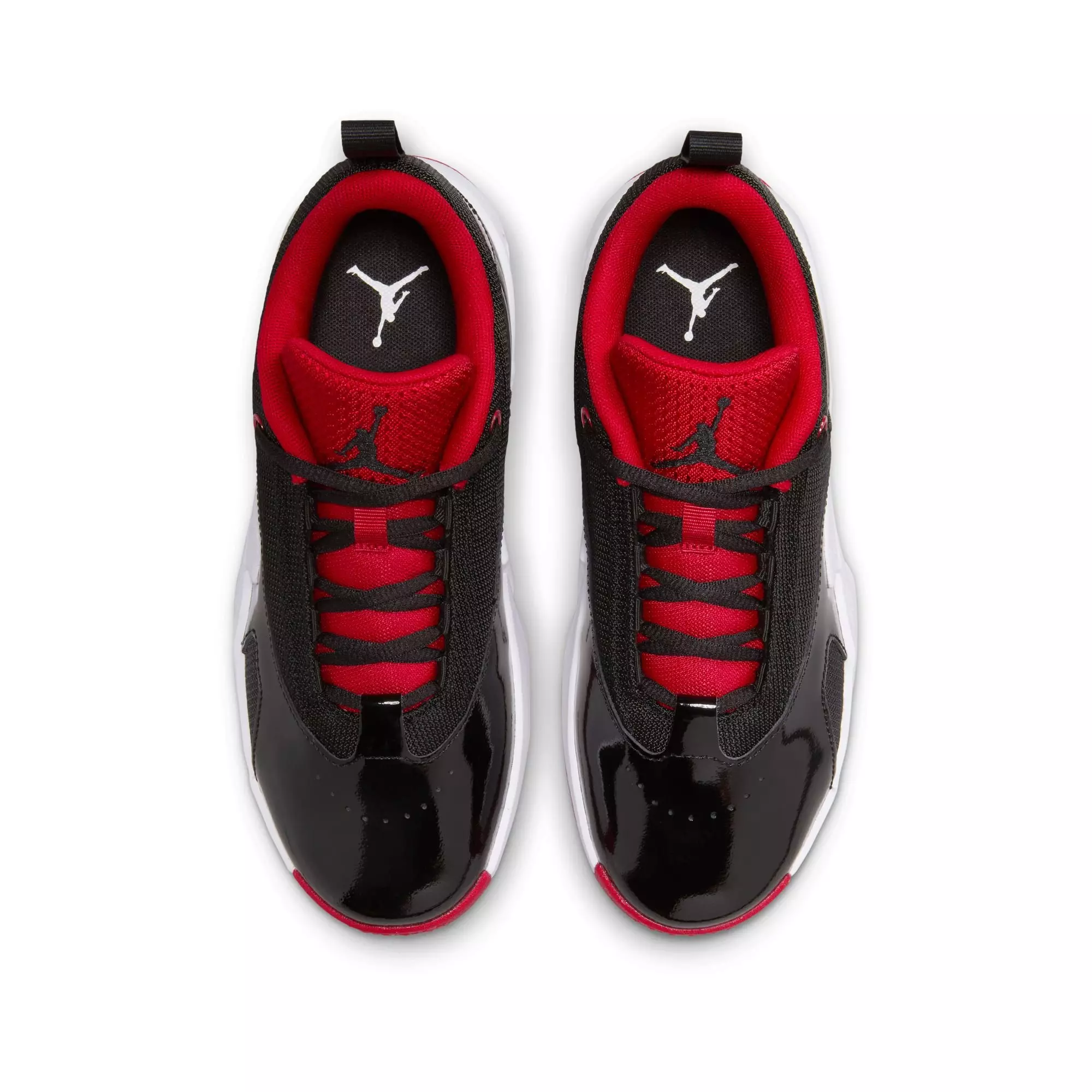 Jordan Max Aura 6 "Black/Gym Red/White" Grade School Boys' Shoe - BLACK/WHITE/RED