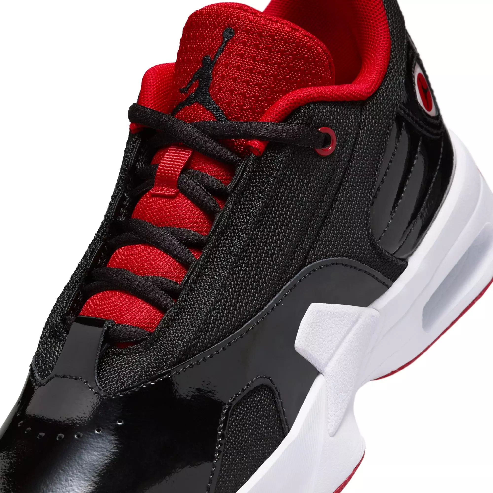 Jordan Max Aura 6 "Black/Gym Red/White" Grade School Boys' Shoe - BLACK/WHITE/RED