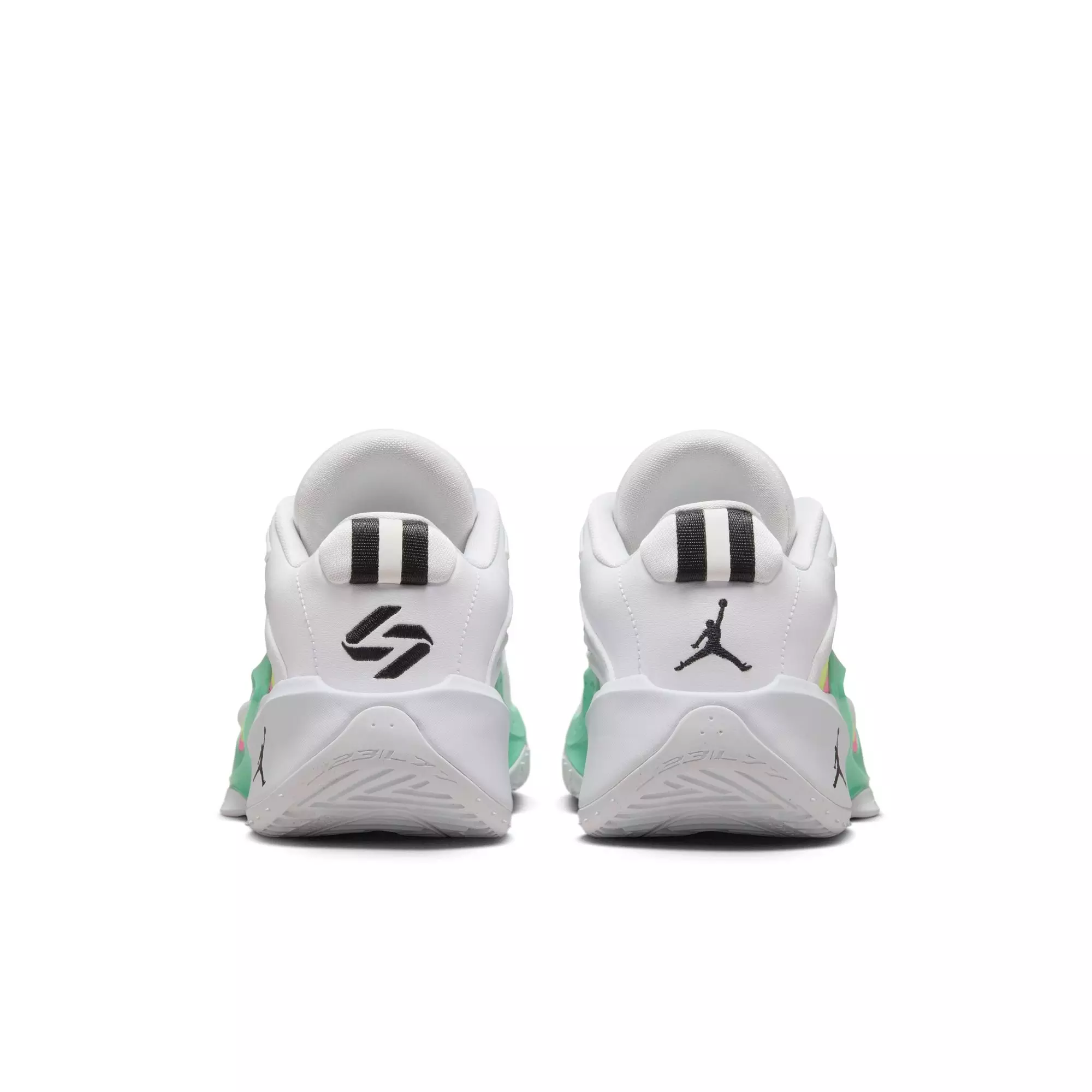 Jordan Luka 3 "Photo Finish" Grade School Kids' Basketball Shoe - WHITE/BLACK/VOLT GLOW