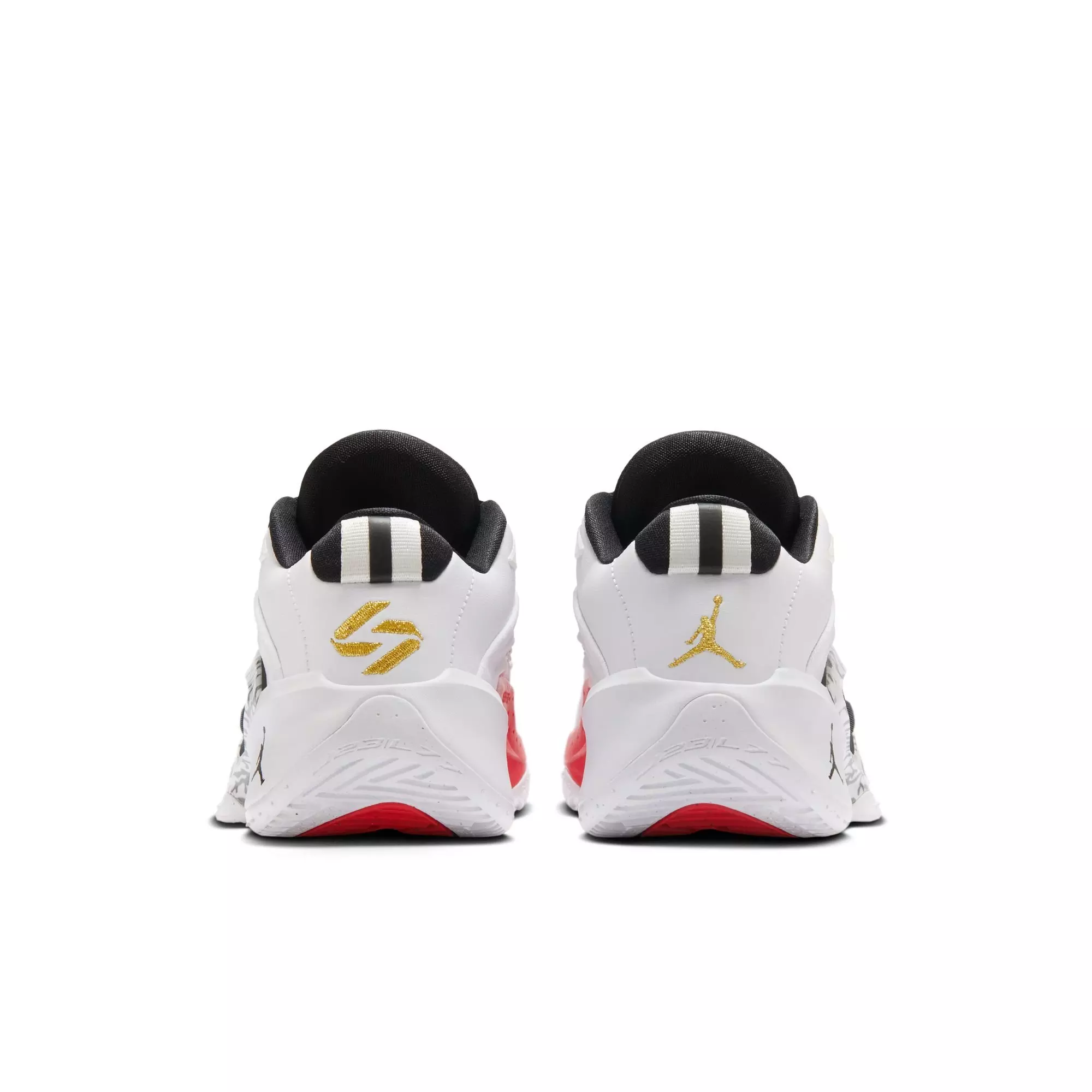 Jordan Luka 3 "Motorsport" Grade School Kids' Basketball Shoe - WHITE/METALLIC GOLD/BLACK