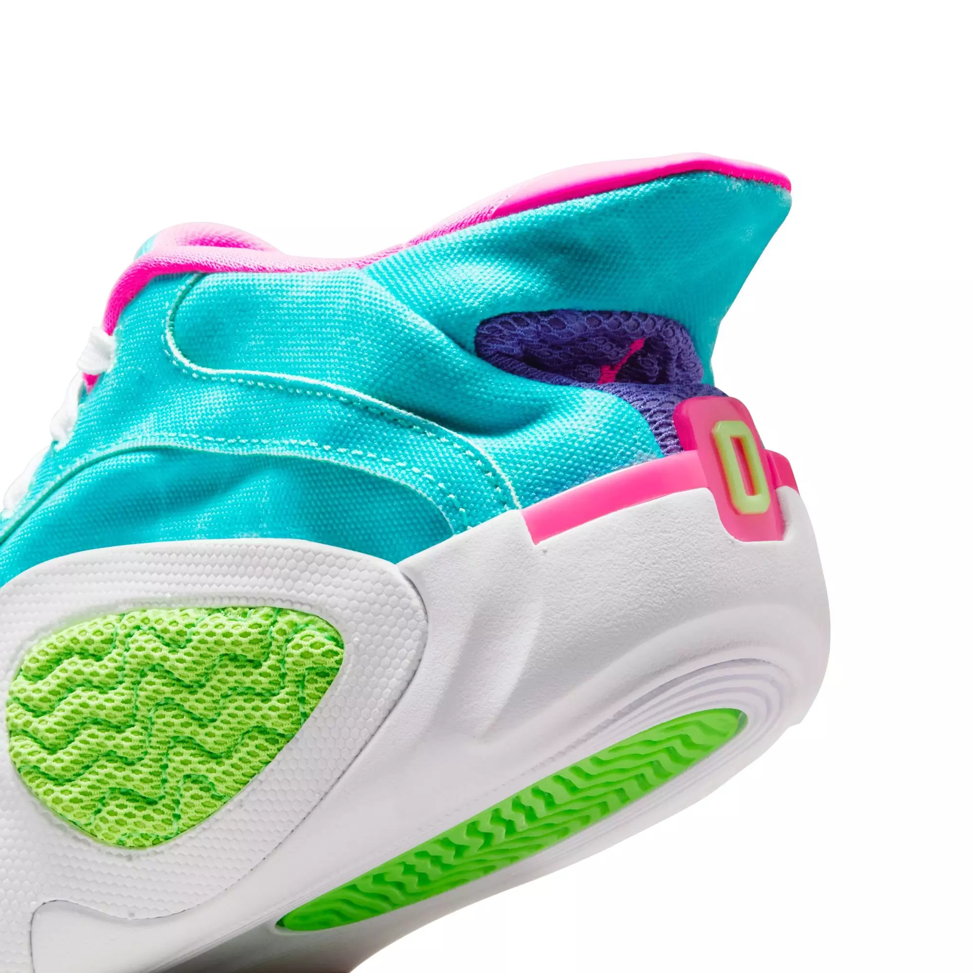 Jordan Tatum 2 "Wavy Deuce" Grade School Kids' Basketball Shoe - GREEN STRIKE/WHITE/HYPER PINK
