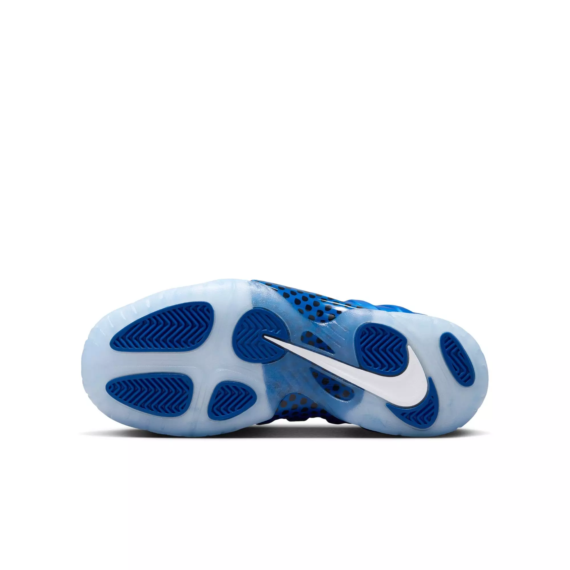Nike Little Posite One "Neon Royal" Grade School Kids' Shoe - NEON ROYAL/WHITE/BLACK