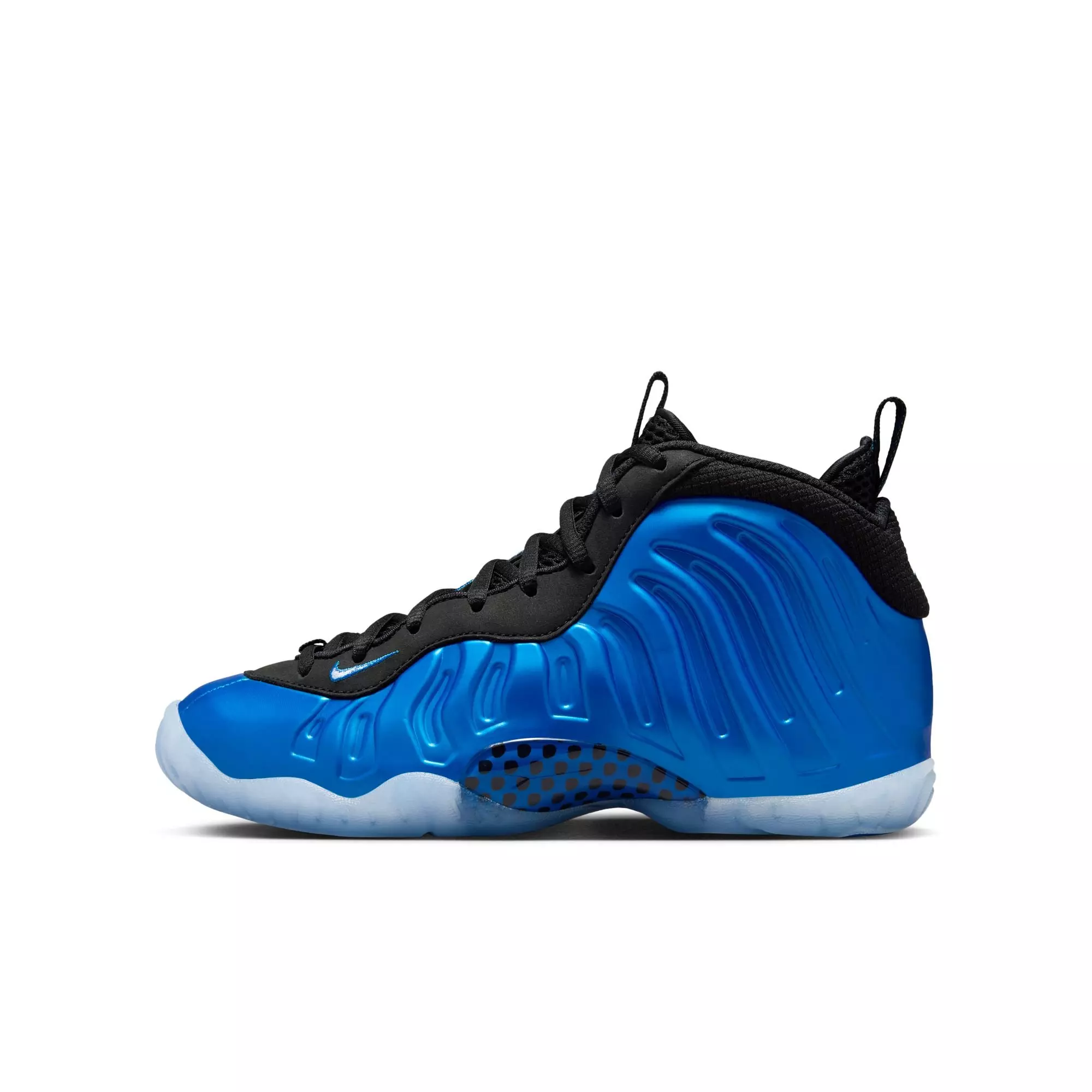 Nike Little Posite One "Neon Royal" Grade School Kids' Shoe - NEON ROYAL/WHITE/BLACK