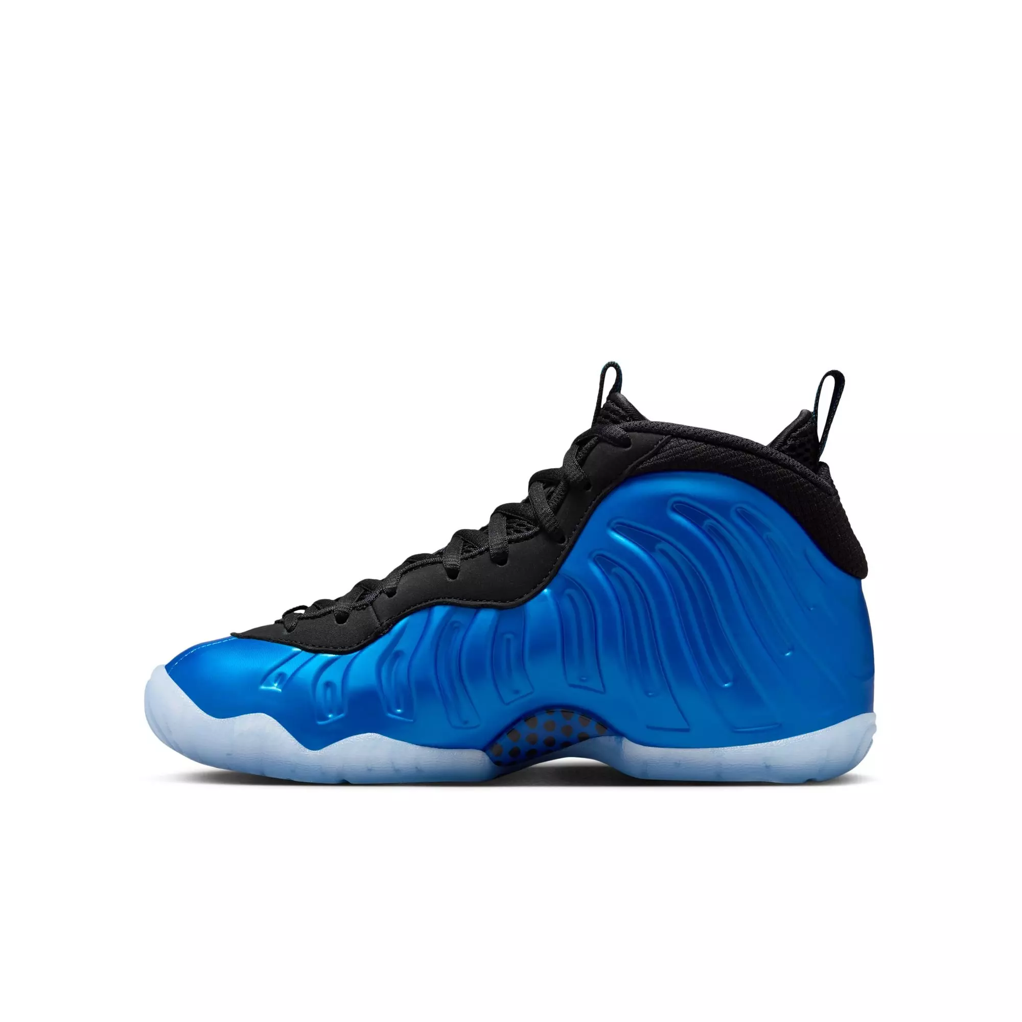 Nike Little Posite One "Neon Royal" Grade School Kids' Shoe - NEON ROYAL/WHITE/BLACK