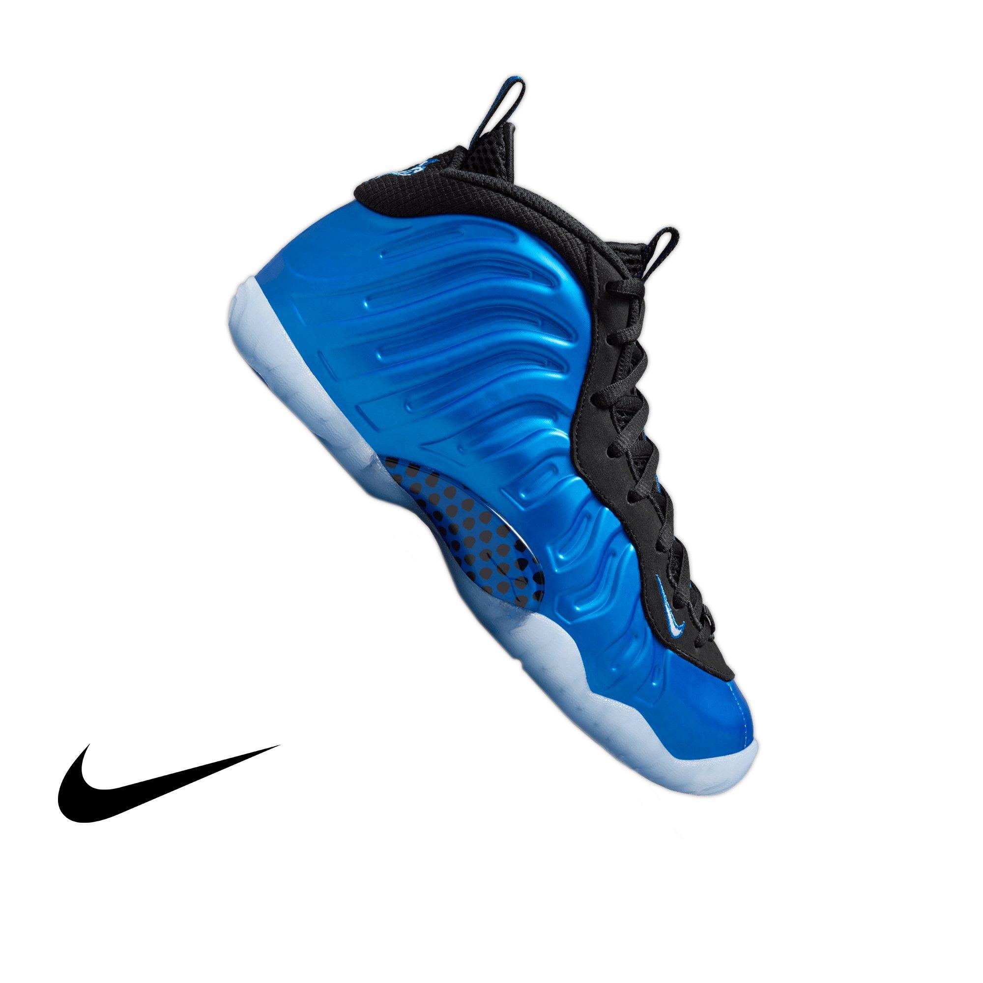 Nike Little Posite One "Neon Royal" Grade School Kids' Shoe - NEON ROYAL/WHITE/BLACK