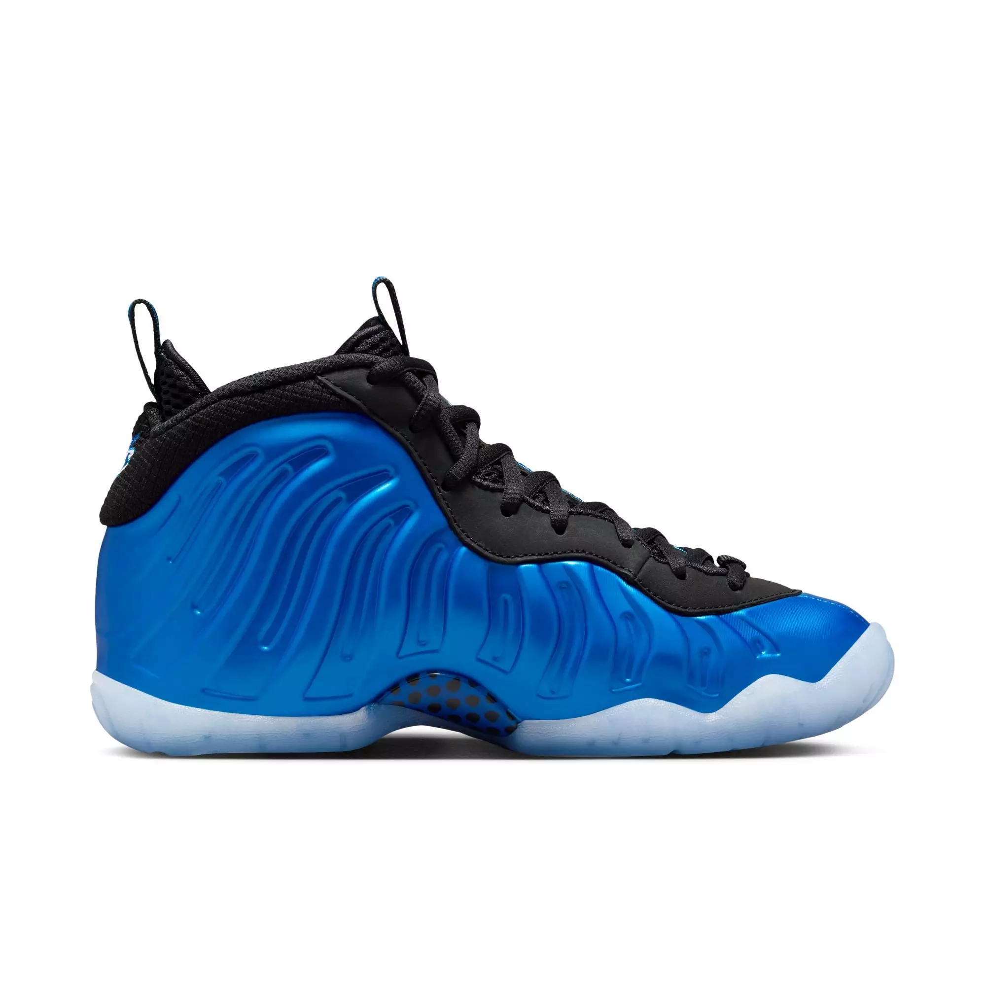 Nike Little Posite One "Neon Royal" Grade School Kids' Shoe - NEON ROYAL/WHITE/BLACK