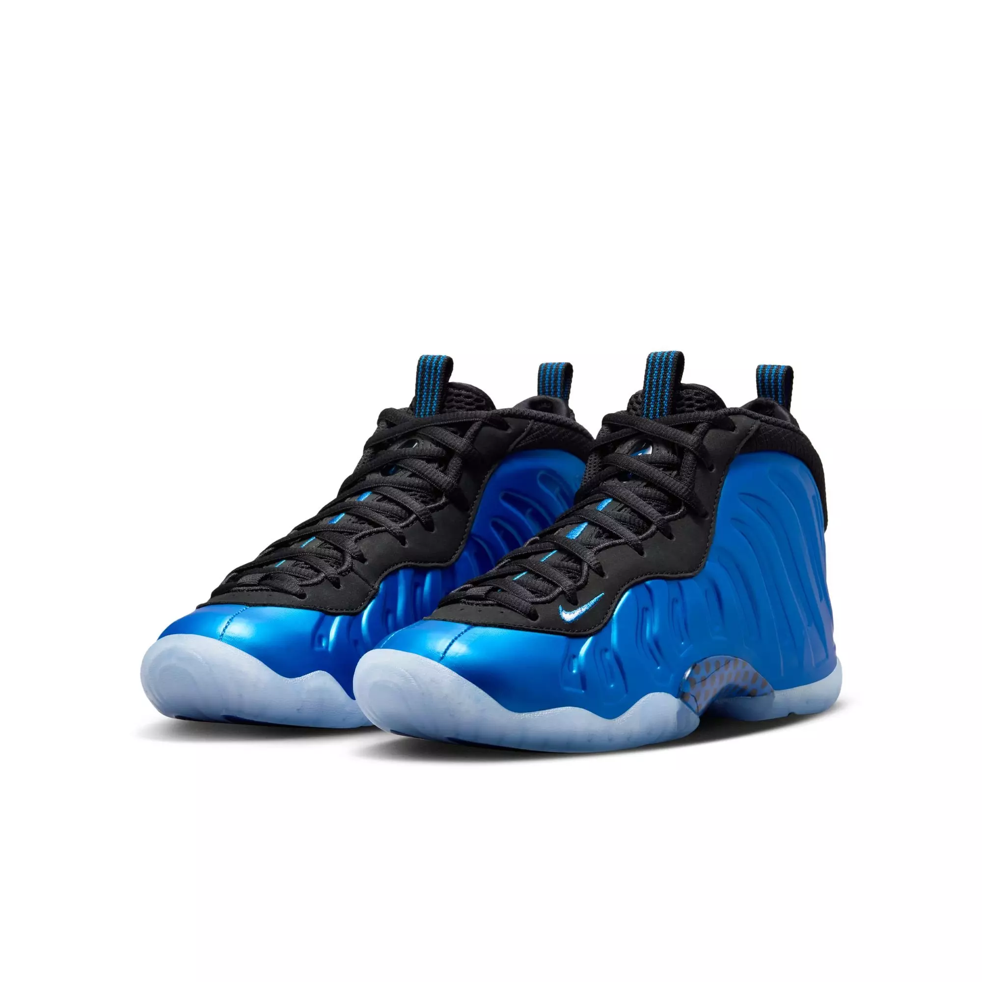 Nike Little Posite One "Neon Royal" Grade School Kids' Shoe - NEON ROYAL/WHITE/BLACK