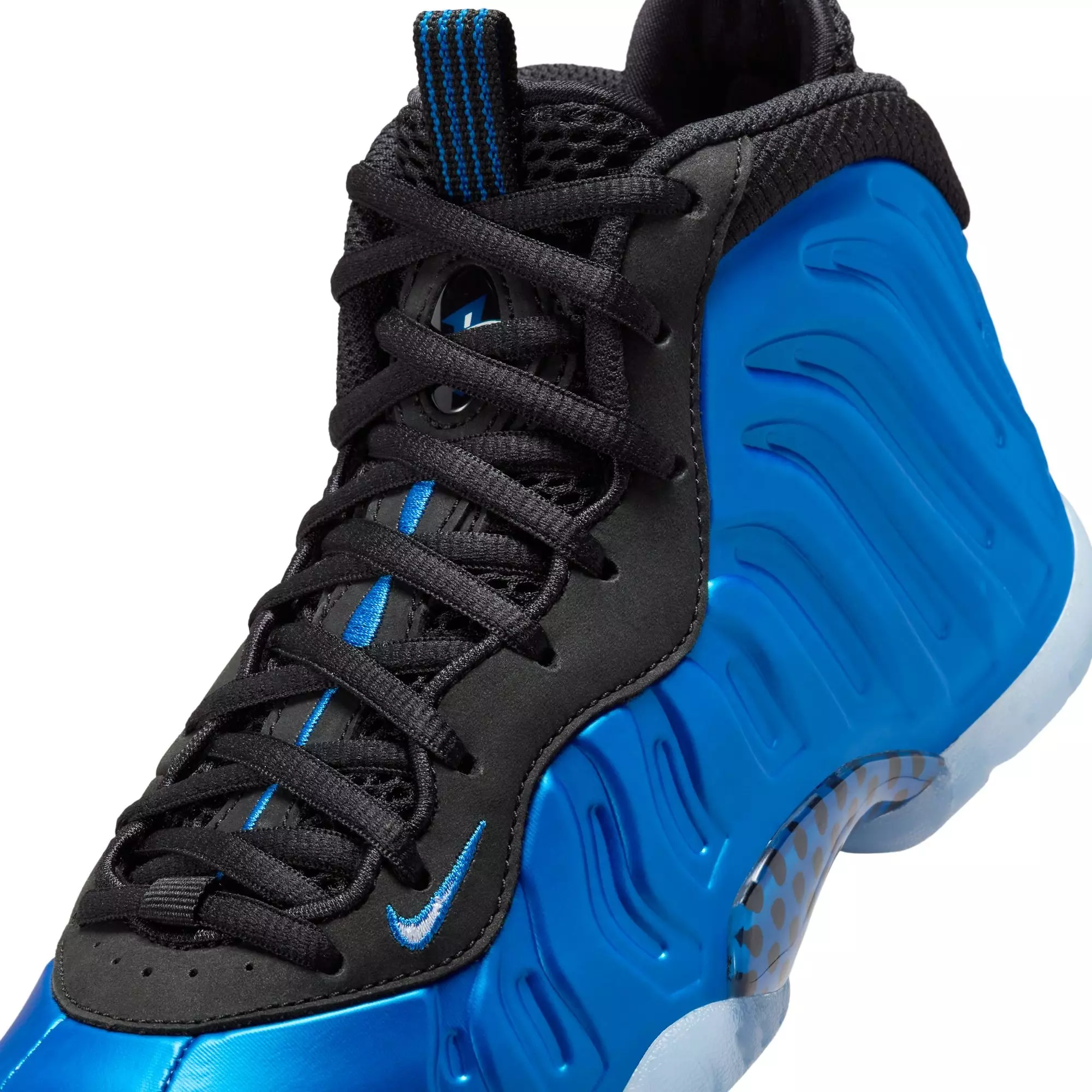 Nike Little Posite One "Neon Royal" Grade School Kids' Shoe - NEON ROYAL/WHITE/BLACK